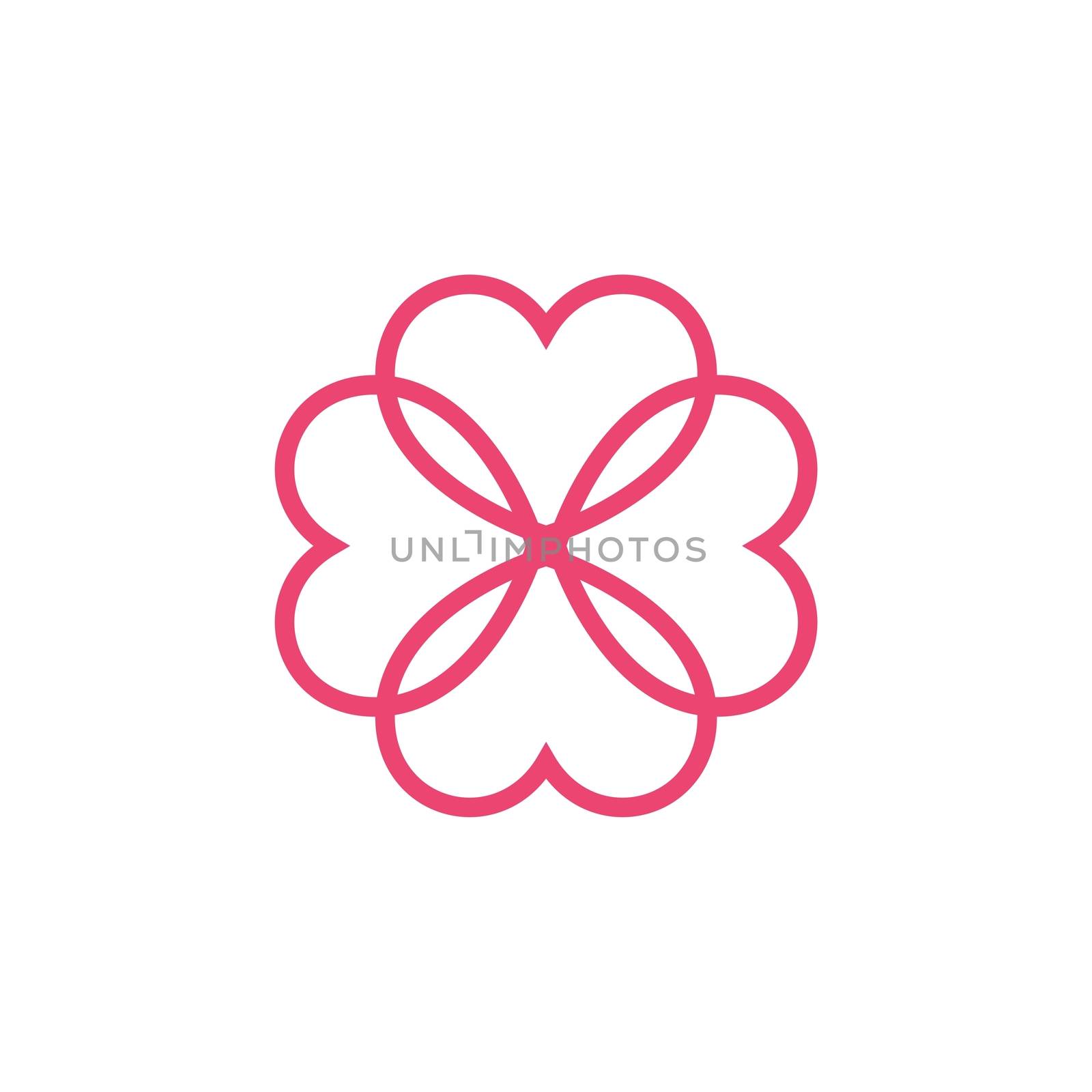 Love Heart Engaged Logo Template Illustration Design Illustration Design. Vector EPS 10.
