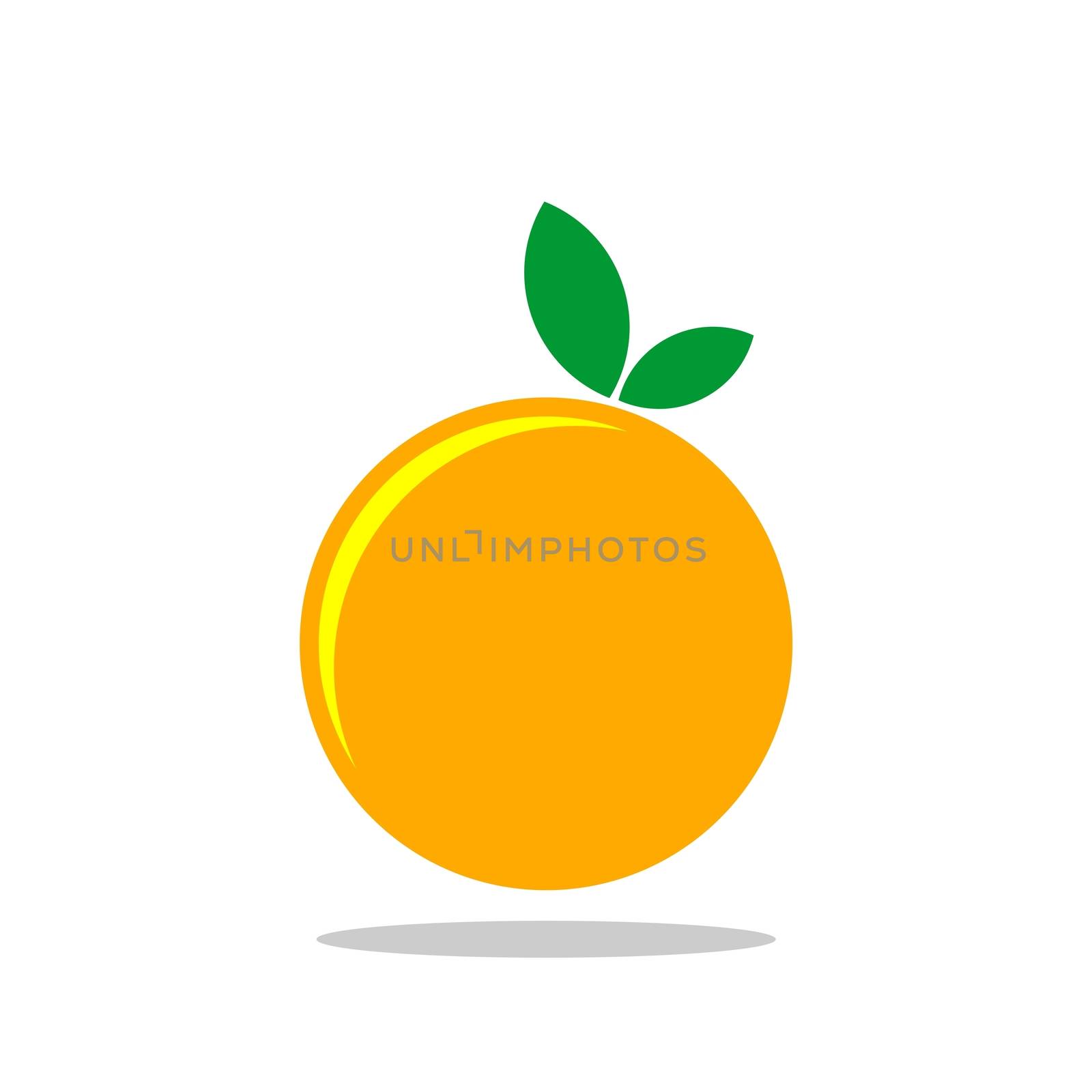 Orange Fruit vector Logo Template Illustration Design Illustration Design. Vector EPS 10.