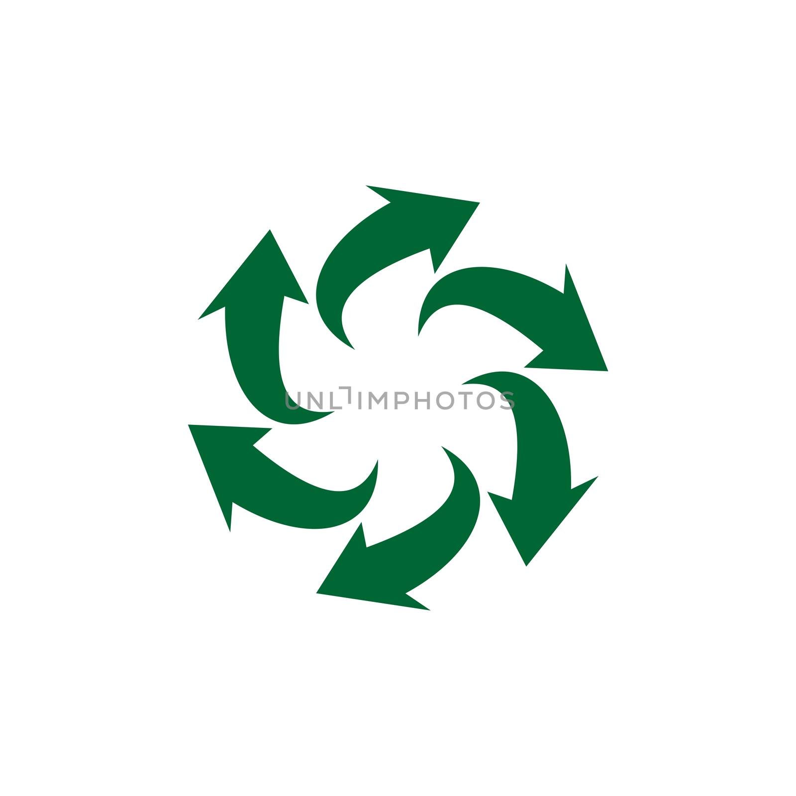 Green Arrow vector Logo Template Illustration Design. Vector EPS 10.