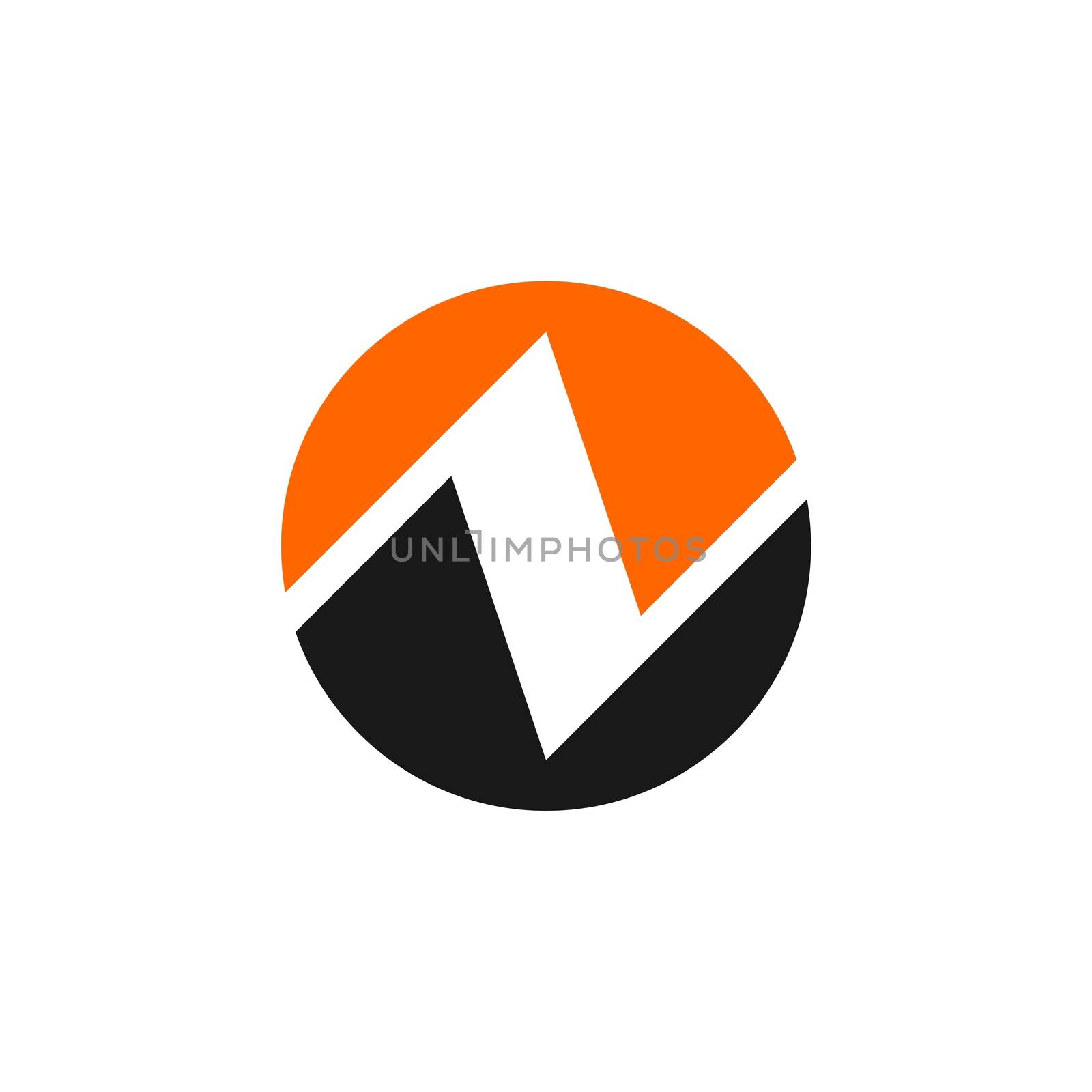 N Letter circle vector Logo Template Illustration Design. Vector EPS 10. by soponyono1