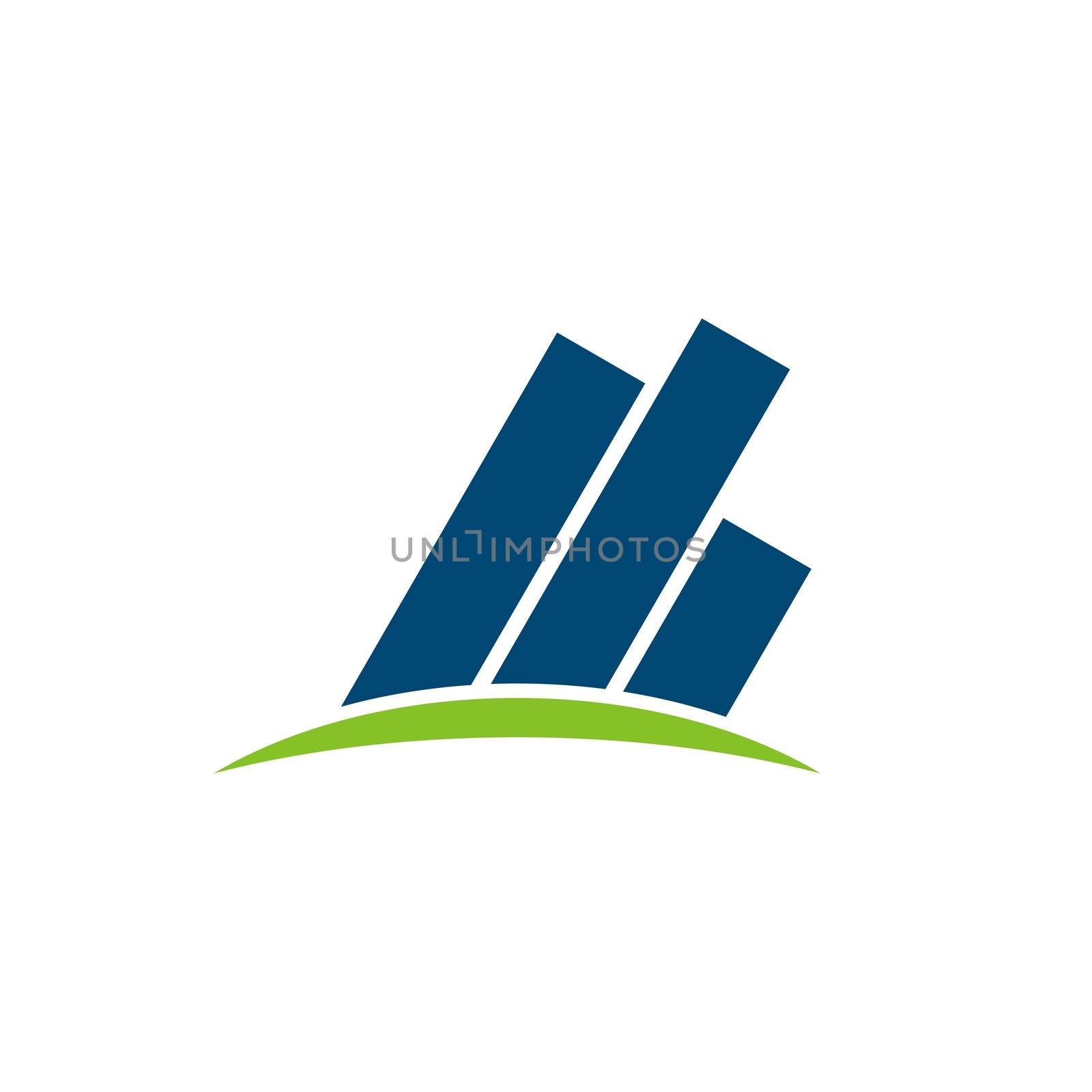 Blue Stock Exchange Logo Template Illustration Design Illustration Design. Vector EPS 10. by soponyono1