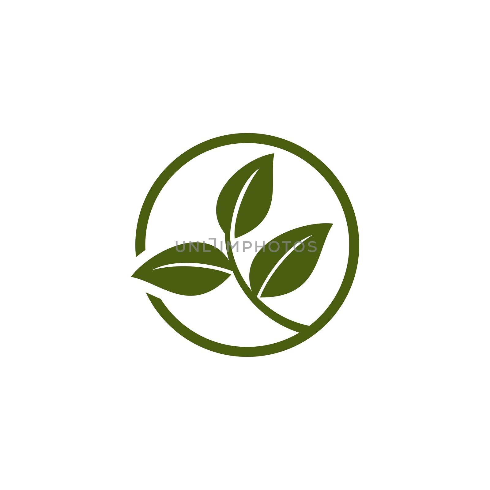Green Leaves vector Logo Template Illustration Design. Vector EPS 10. by soponyono1