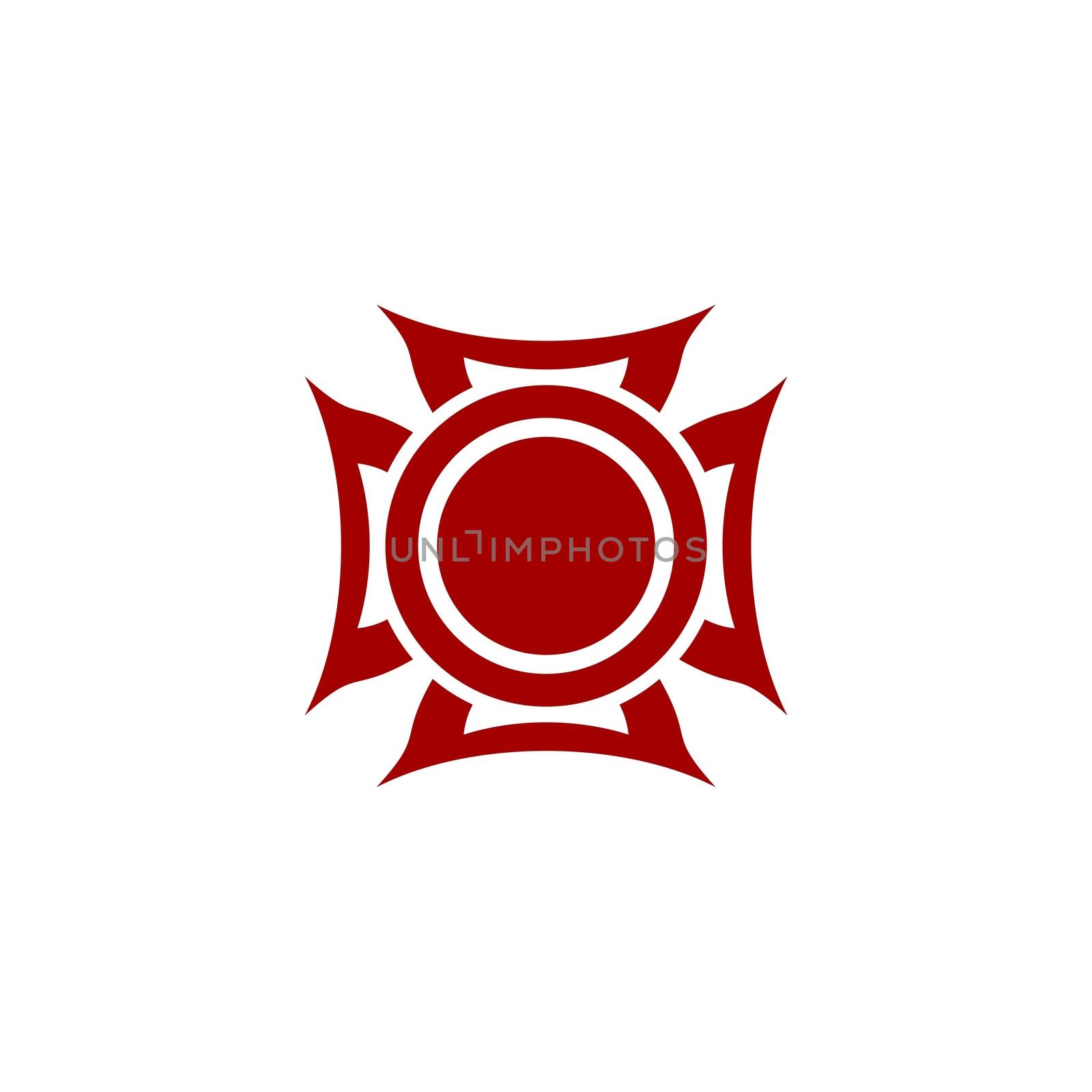 Red Ribbon Shield Logo Template Illustration Design Illustration Design. Vector EPS 10. by soponyono1