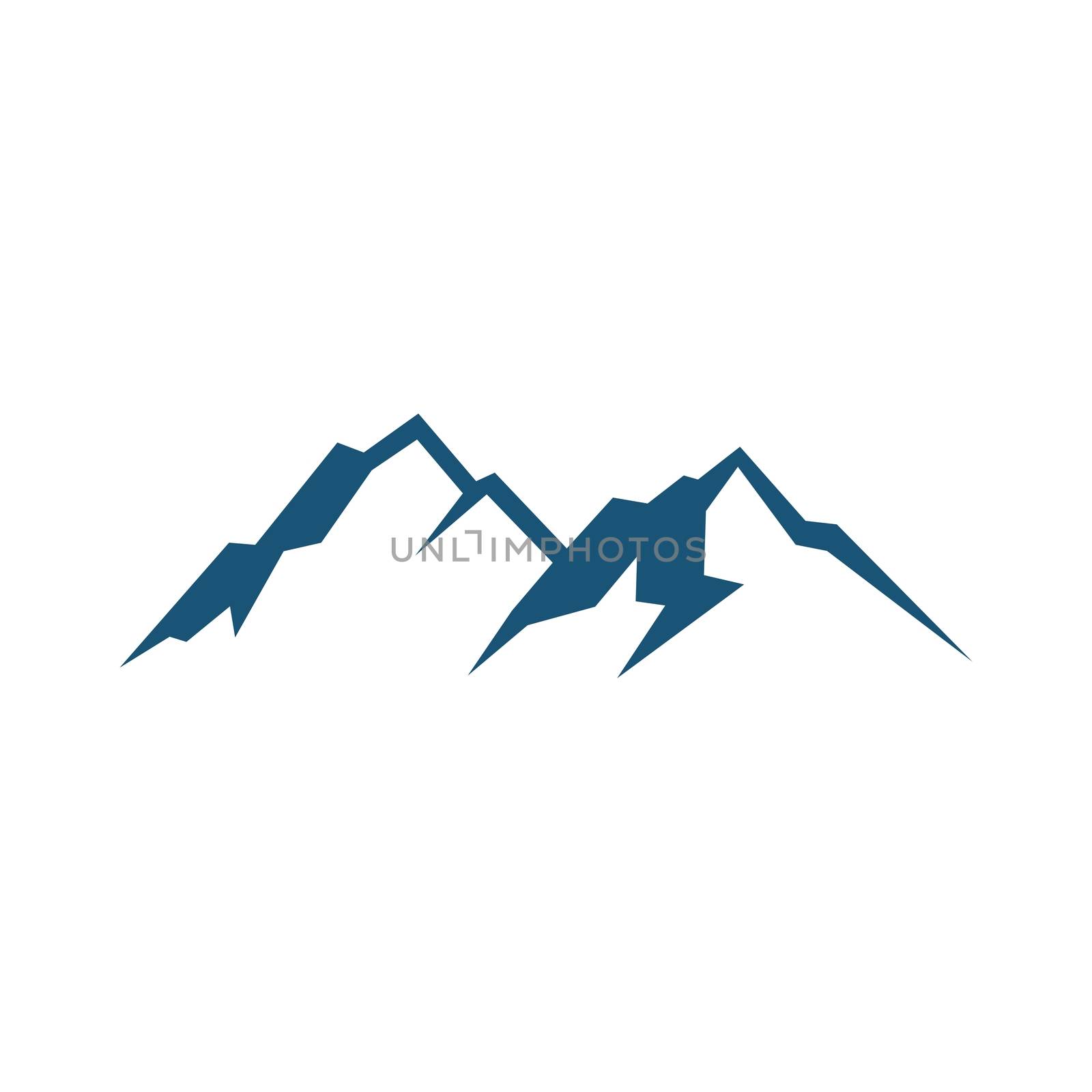 Mountain line vector logo template Illustration Design. Vector EPS 10. by soponyono1