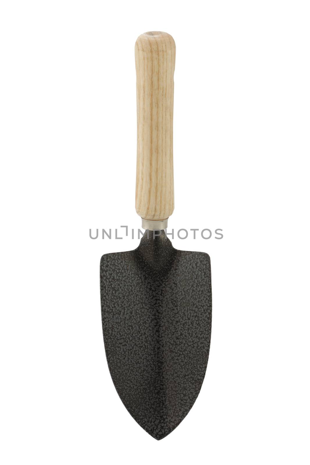 Garden hand trowel isolated on white with clipping path by VivacityImages