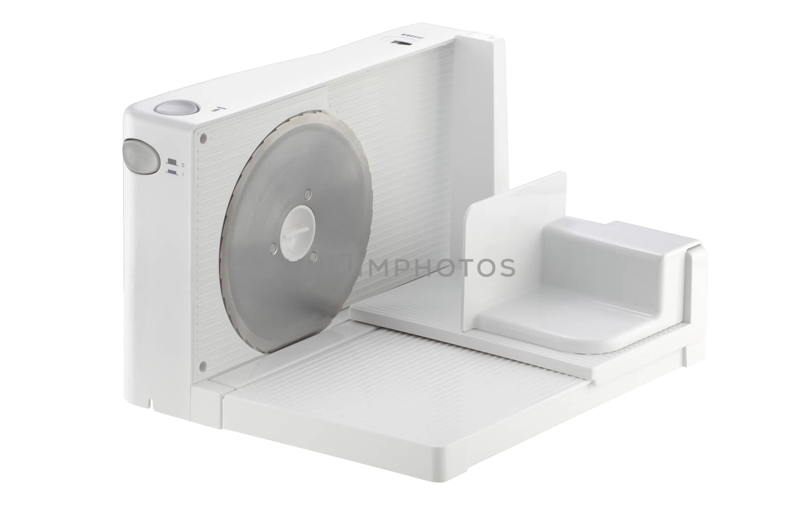 A food slicer isolated on white with clipping path