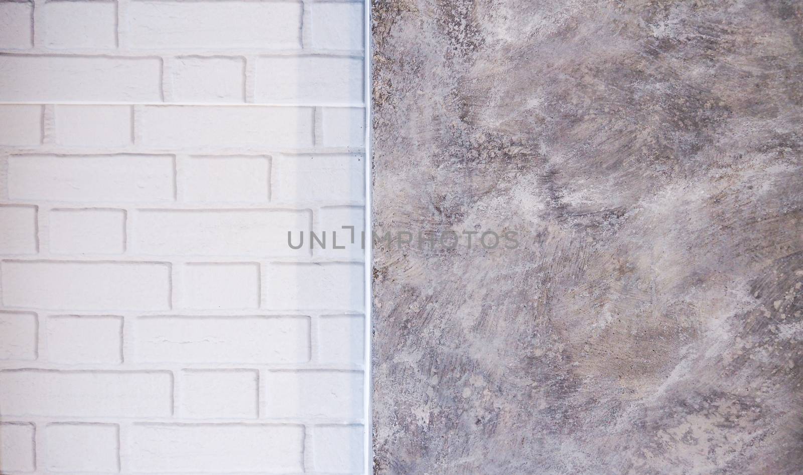 White brick wall blocks and loft backgrounds. by kittima05