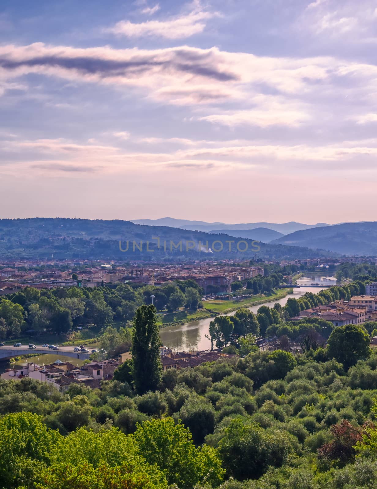 Aerial view of Florence, Italy by jbyard22