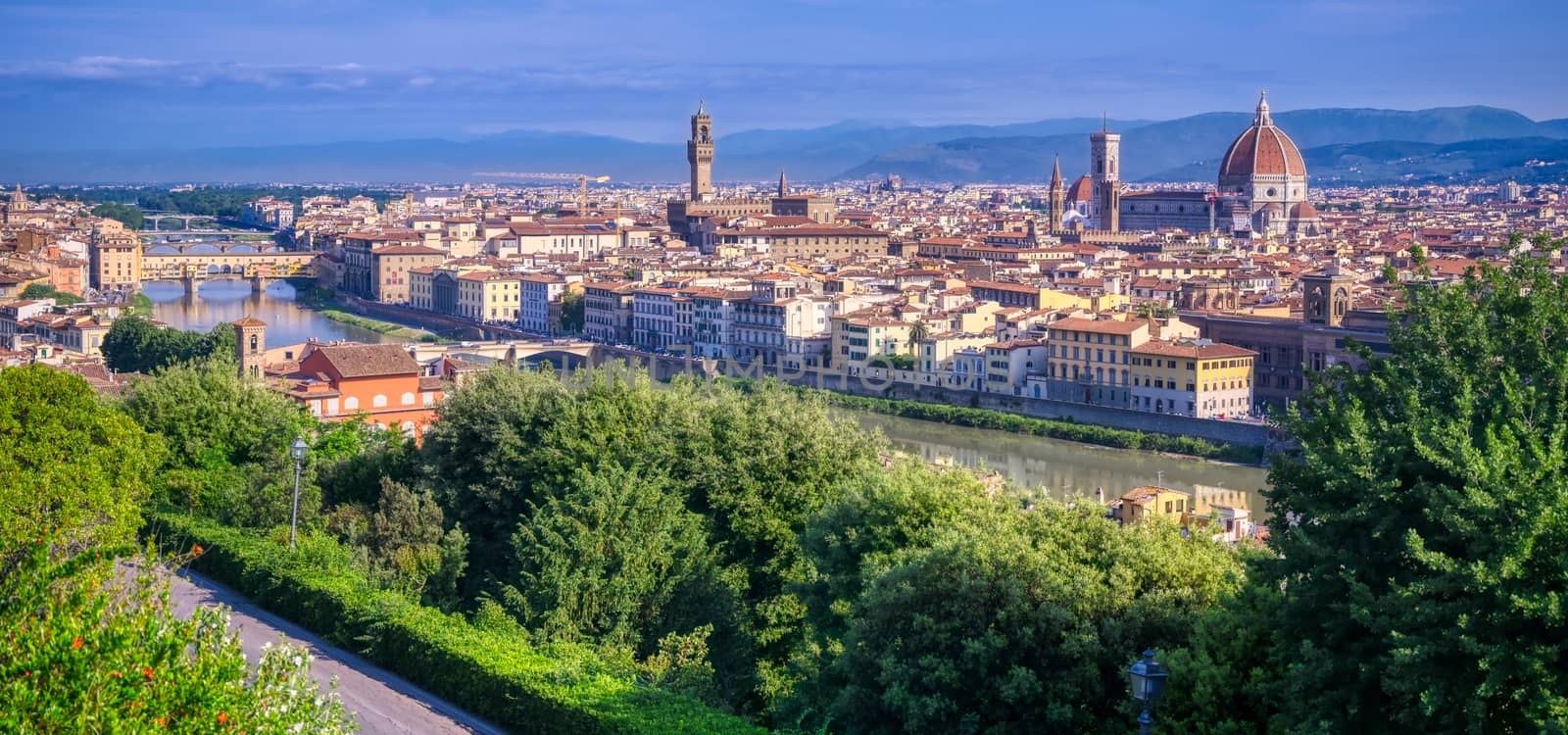 Aerial view of Florence, Italy by jbyard22