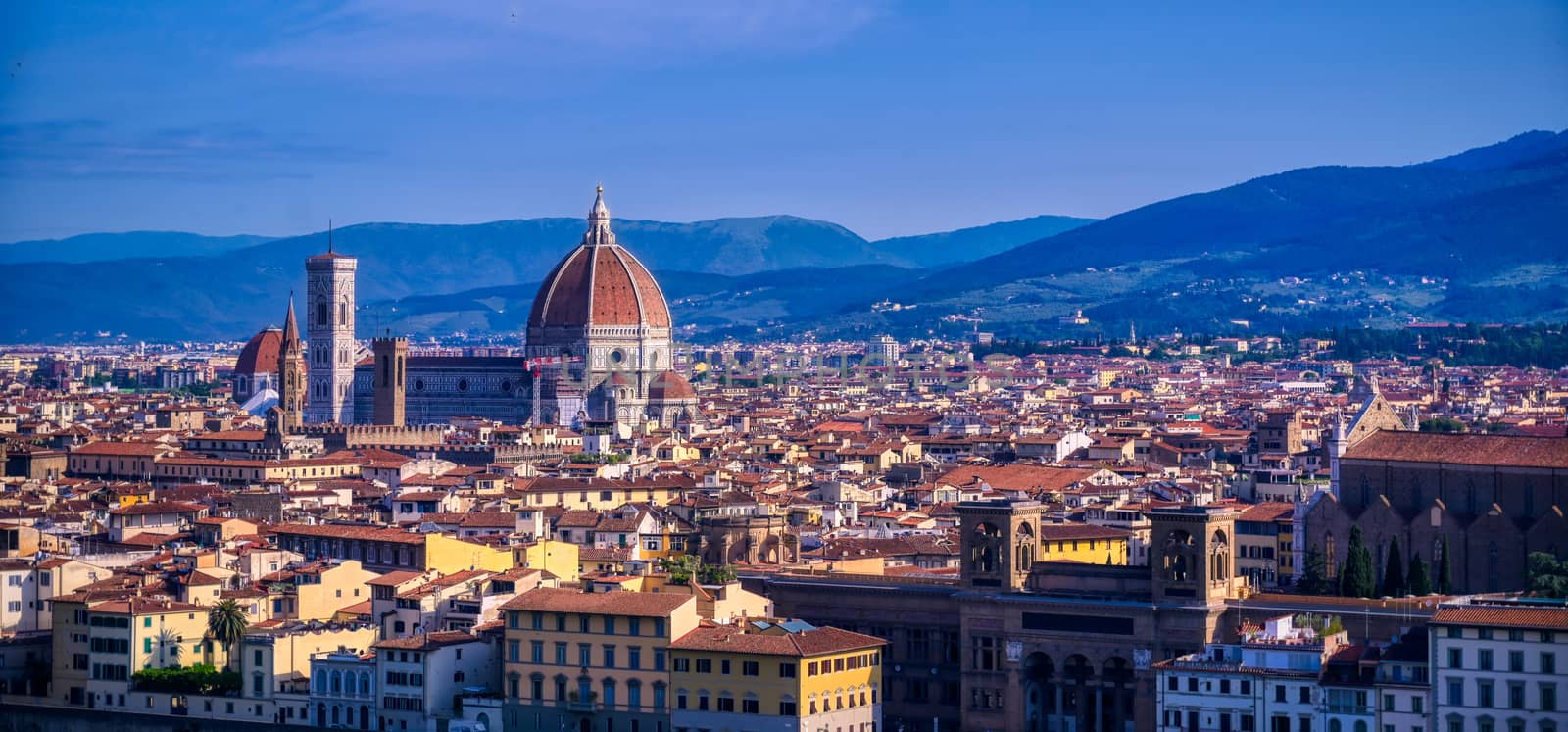 Aerial view of Florence, Italy by jbyard22