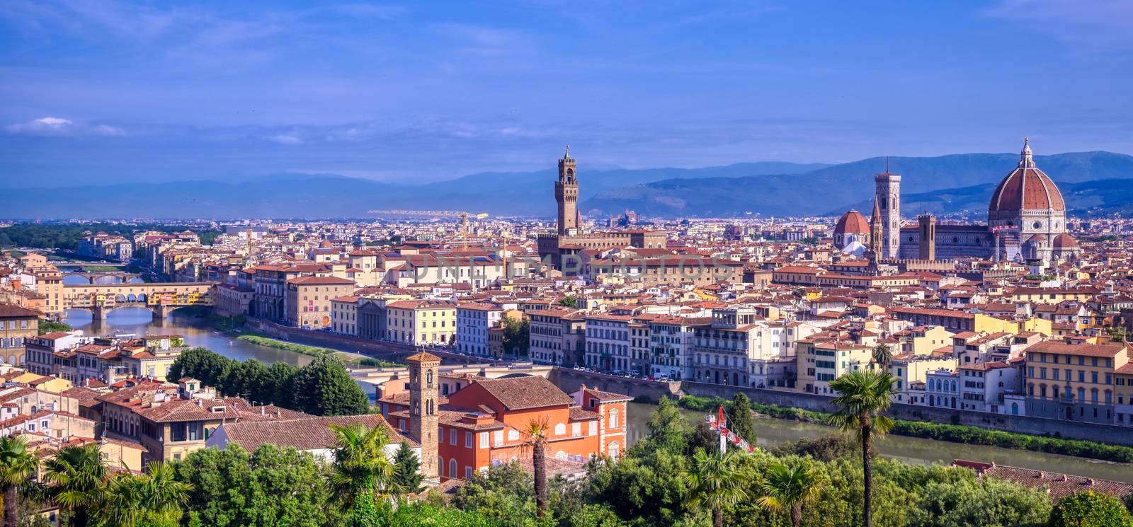 Aerial view of Florence, Italy by jbyard22