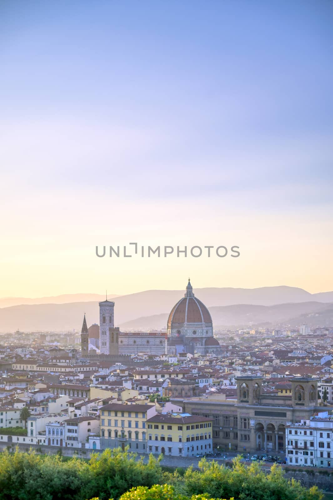 Aerial view of Florence, Italy by jbyard22