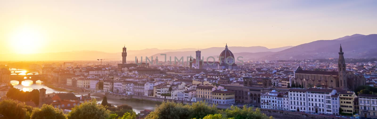 Aerial view of Florence, Italy by jbyard22