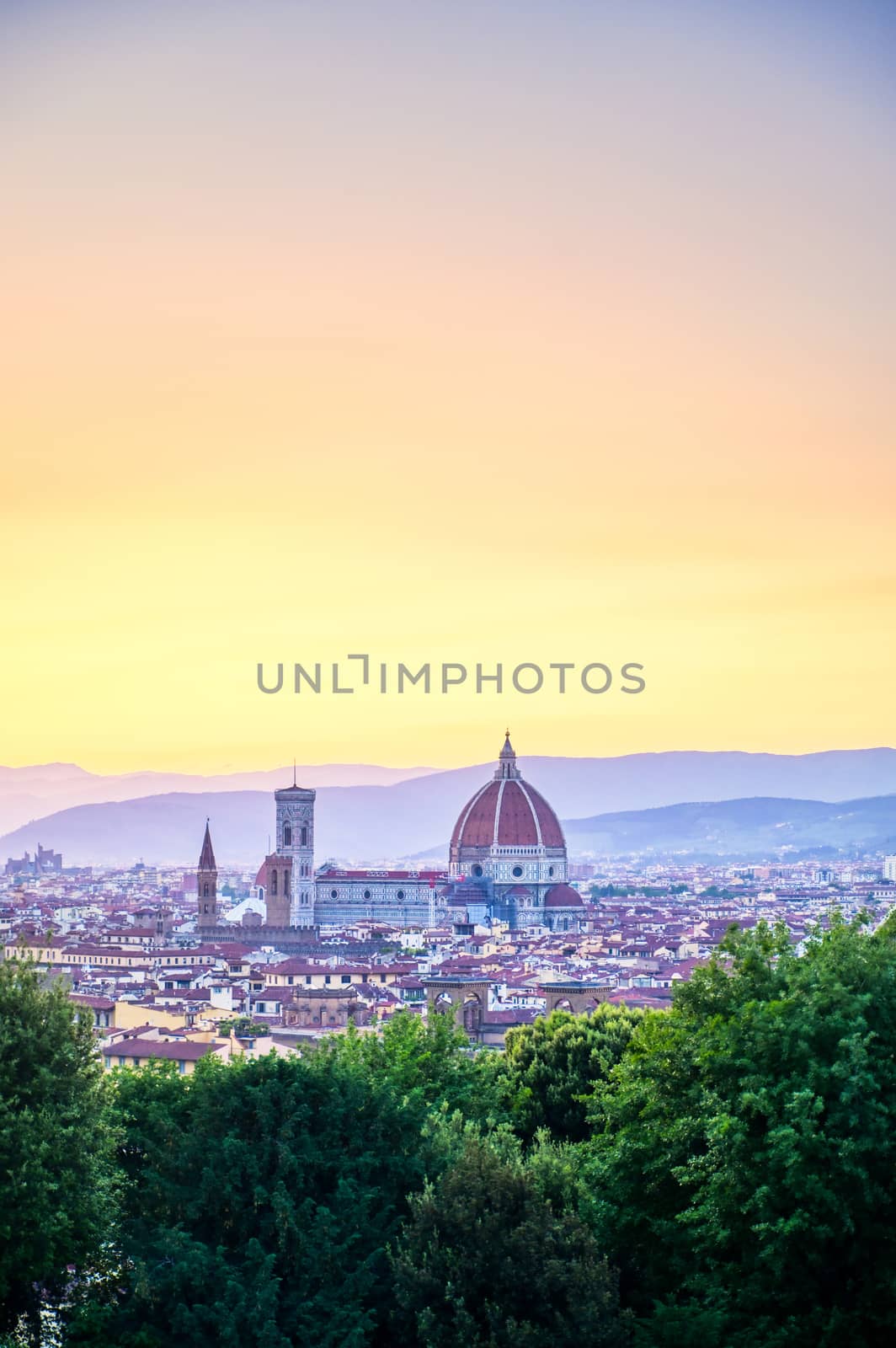 Aerial view of Florence, Italy by jbyard22