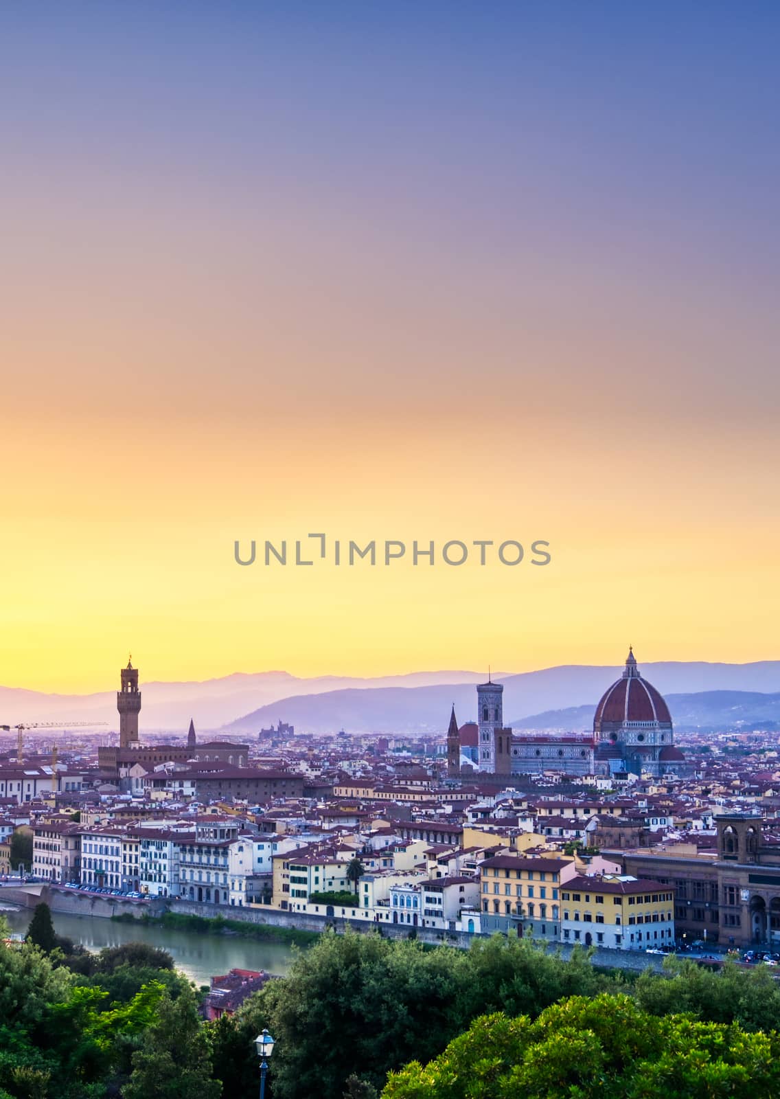 Aerial view of Florence, Italy by jbyard22