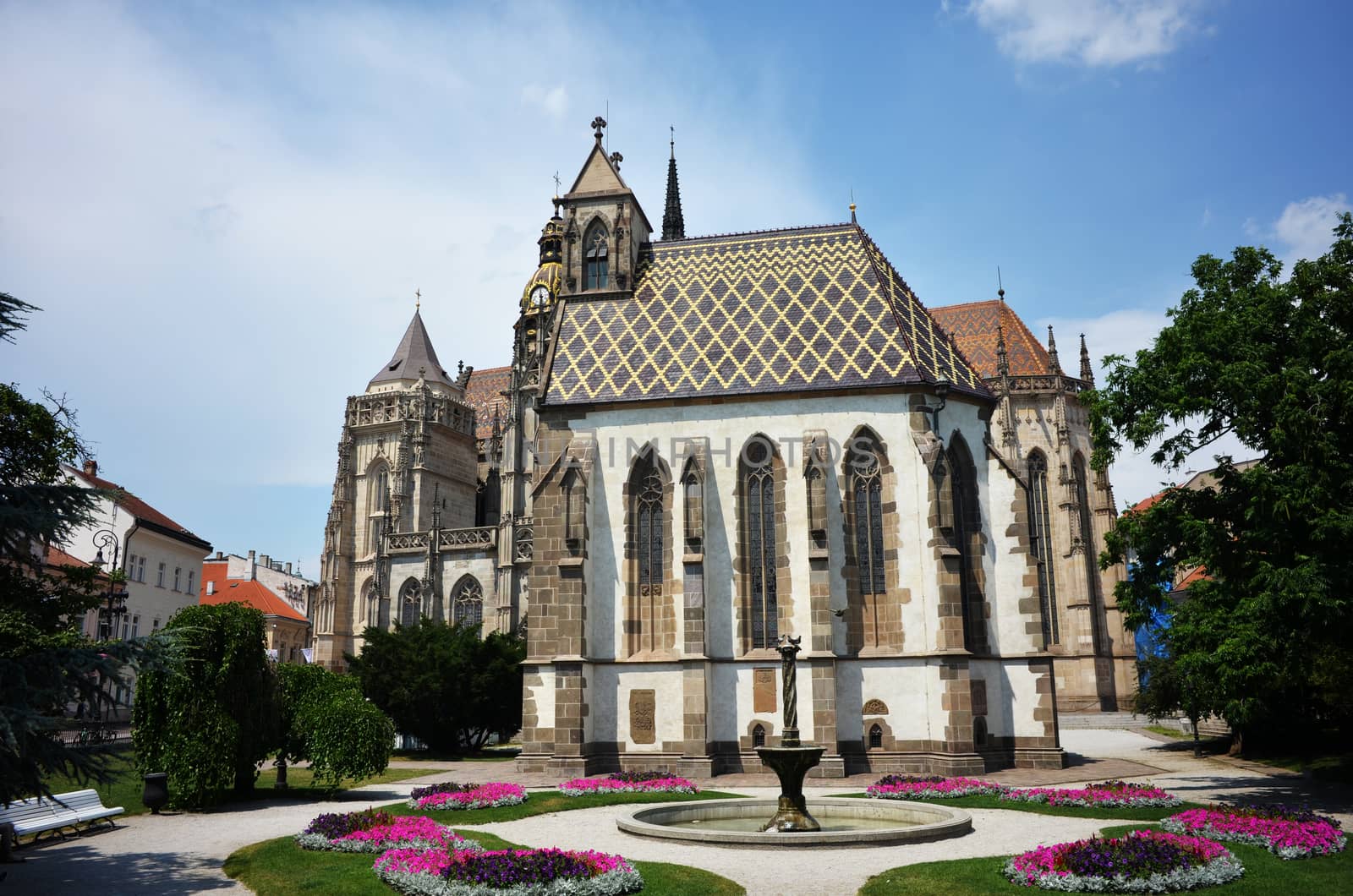 Famous St. Elizabeth's Catedral in Kosice, Slovakia 