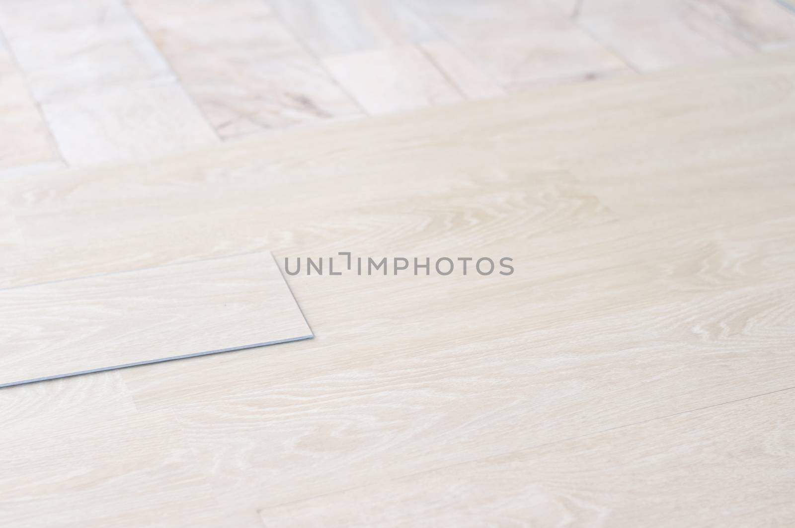 Home. Home renovate and wood materials.  Materials design for home furniture. Copyspace for text background. sample of wood plank surface. Plywood, Laminate, veneer. vinyl wood floor Installation for home decoration with laminate vinyl wood floor. 