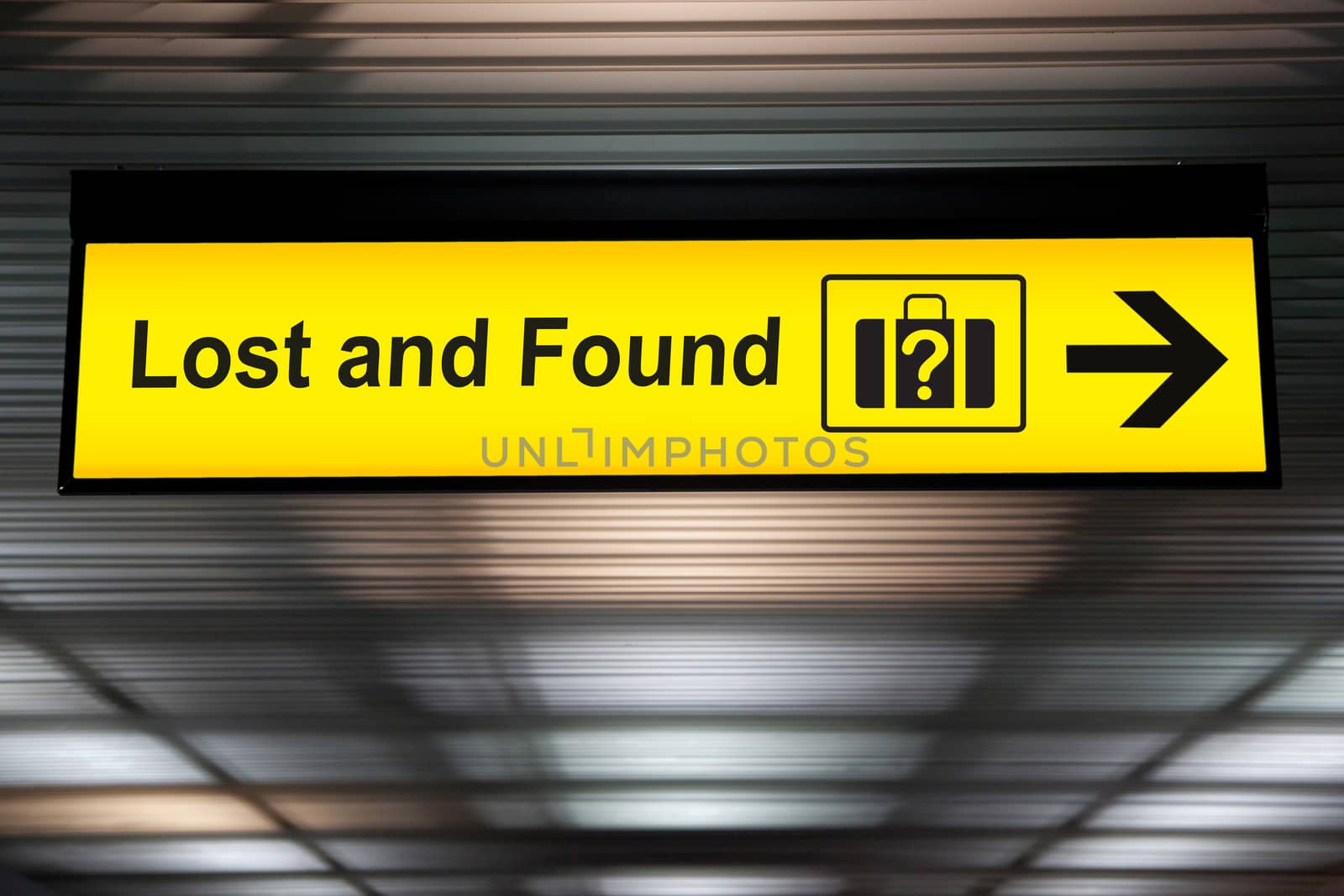 Lost and Found sign at the Airport by asiandelight
