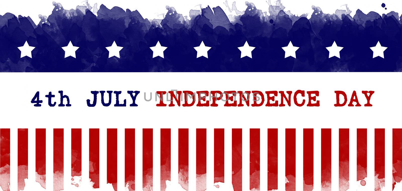 Independence Day greeting card american flag grunge background by asiandelight