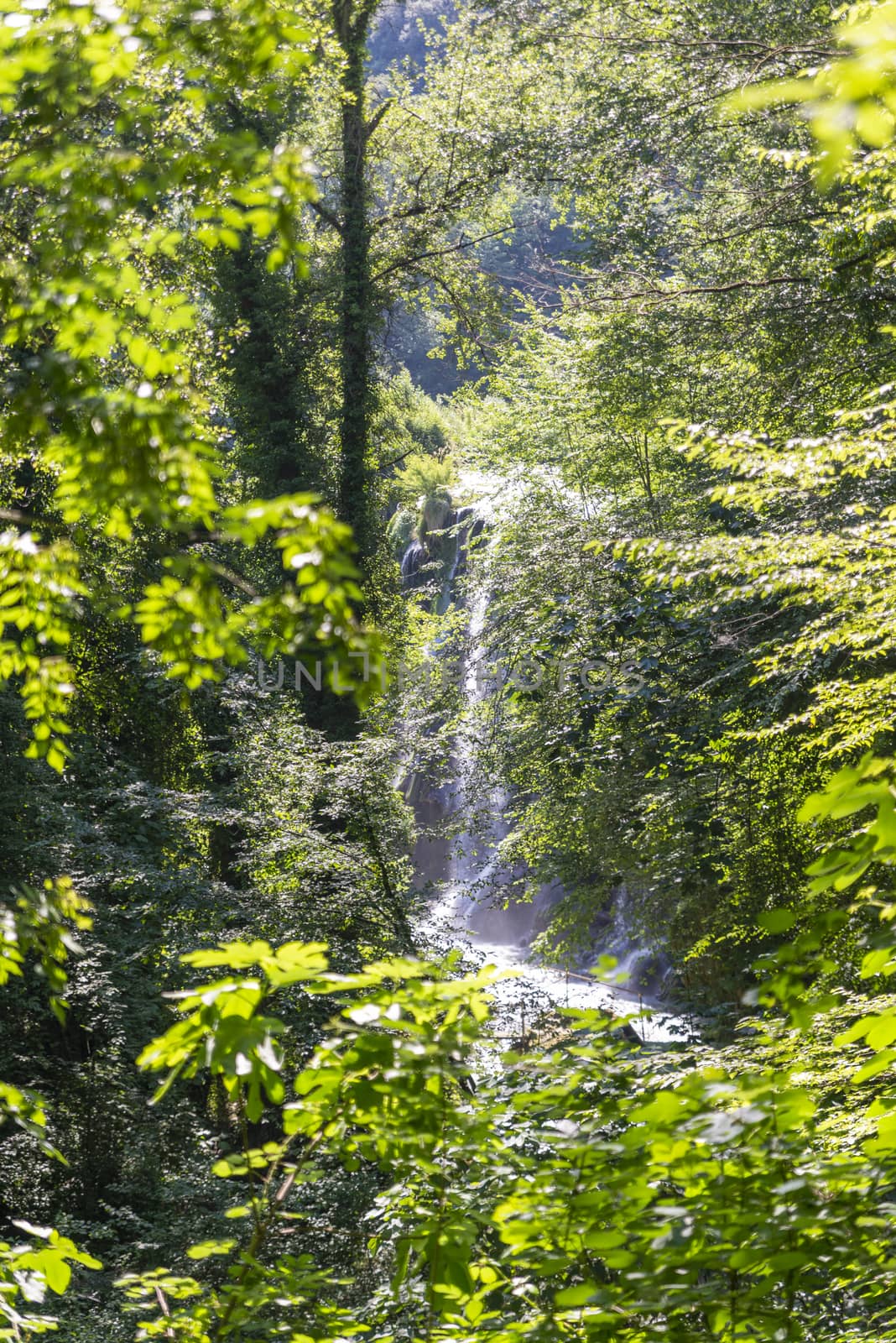 waterfall of marmore di terni the highest in europe by carfedeph