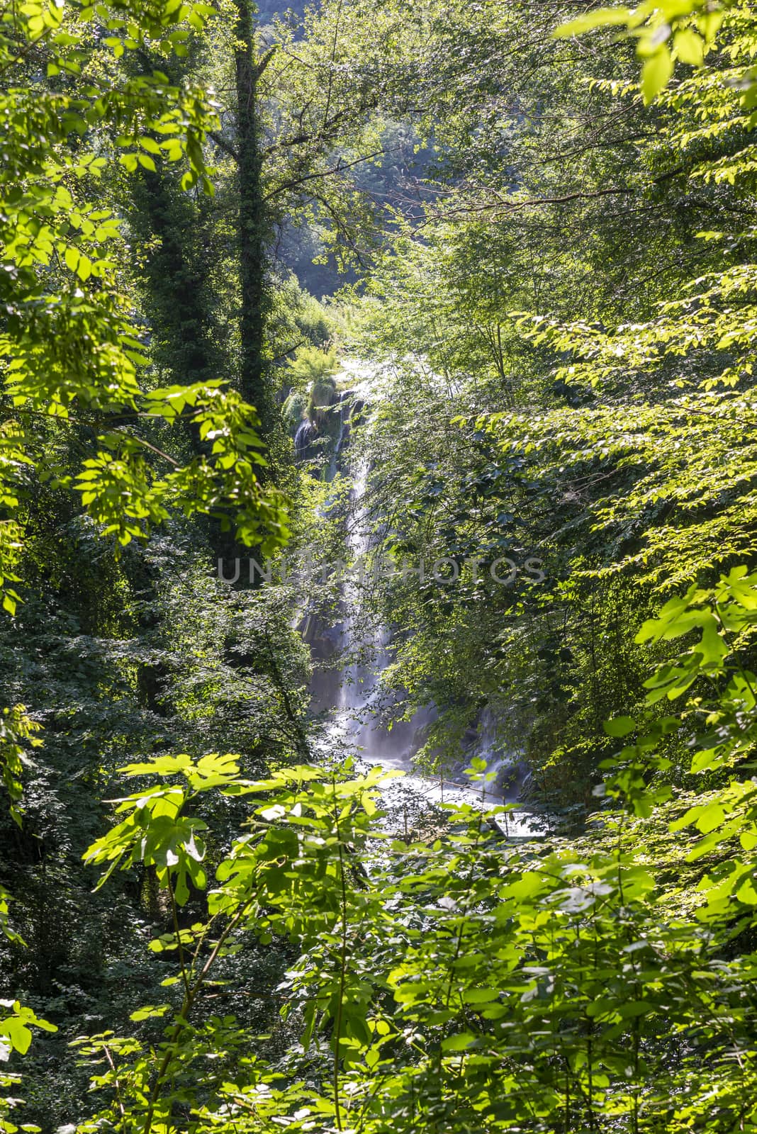 waterfall of marmore di terni the highest in europe by carfedeph