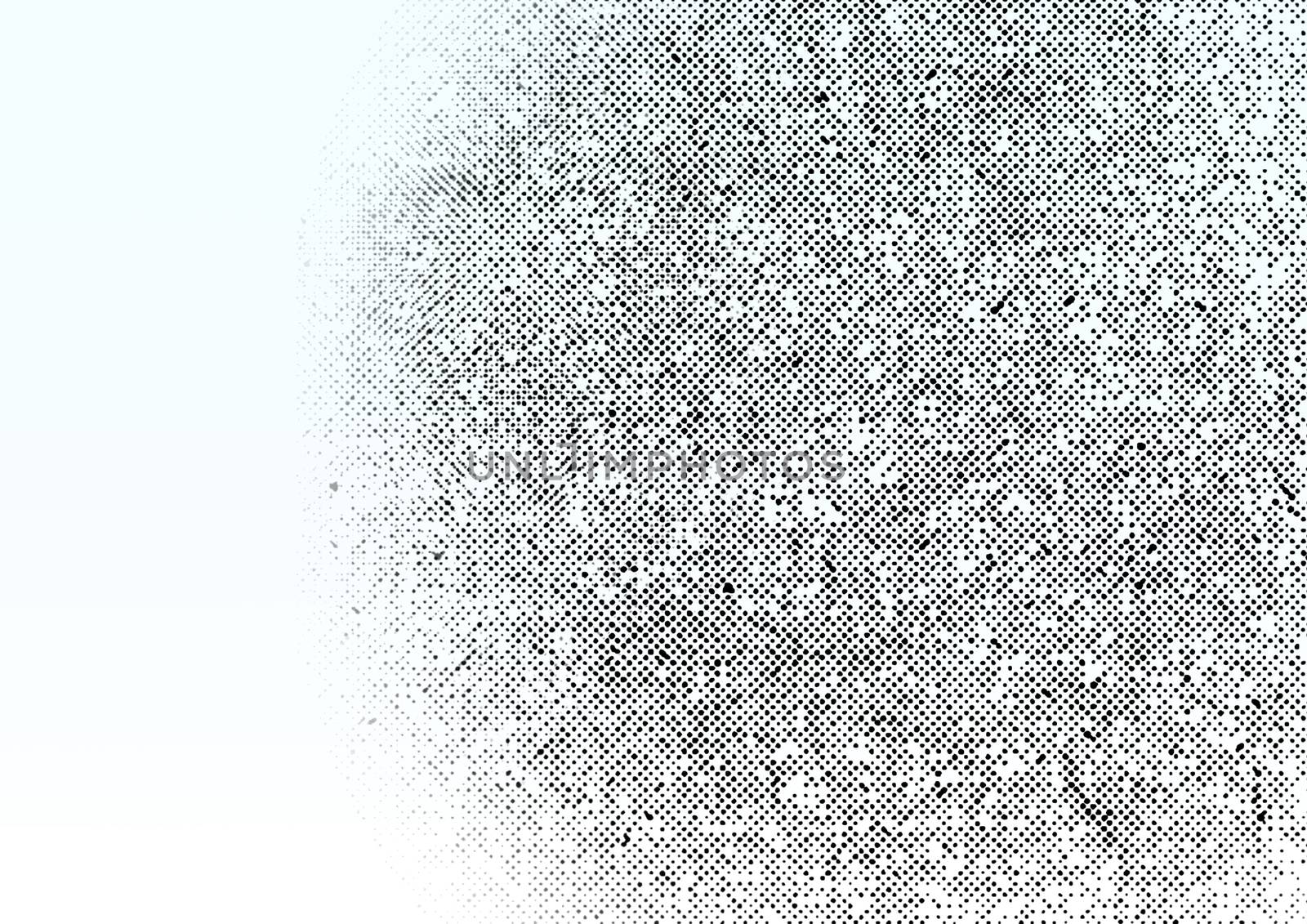 Grunge gradient dots vintage halftone ink background. Halftone gradient pattern made of dots with randomized circles. Pop art texture by asiandelight