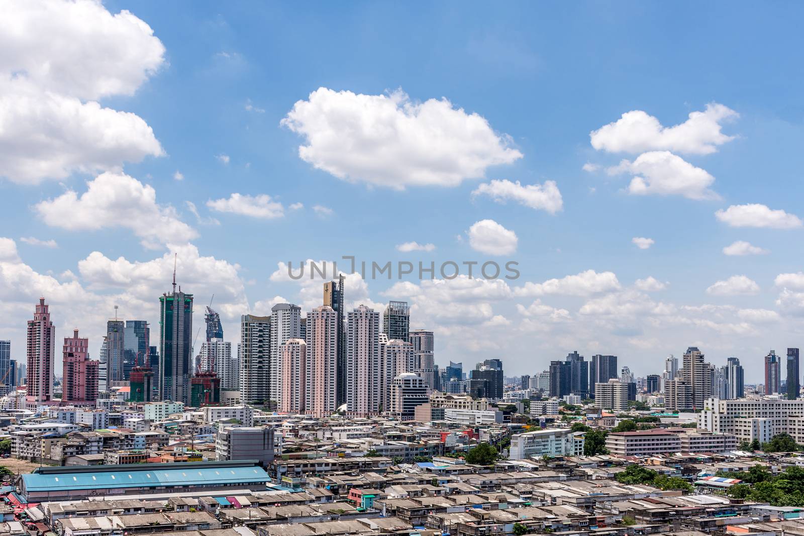 Cityscape and transportation in daytime by PongMoji