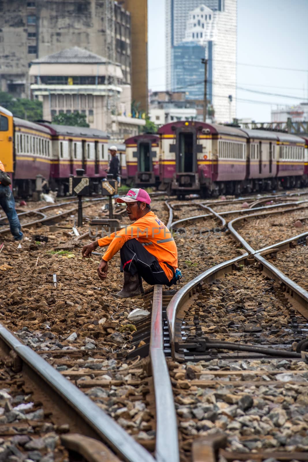 Restoration the railroad tracks by PongMoji