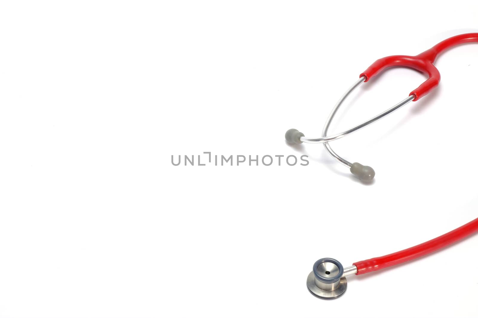 red stethoscope by Nawoot