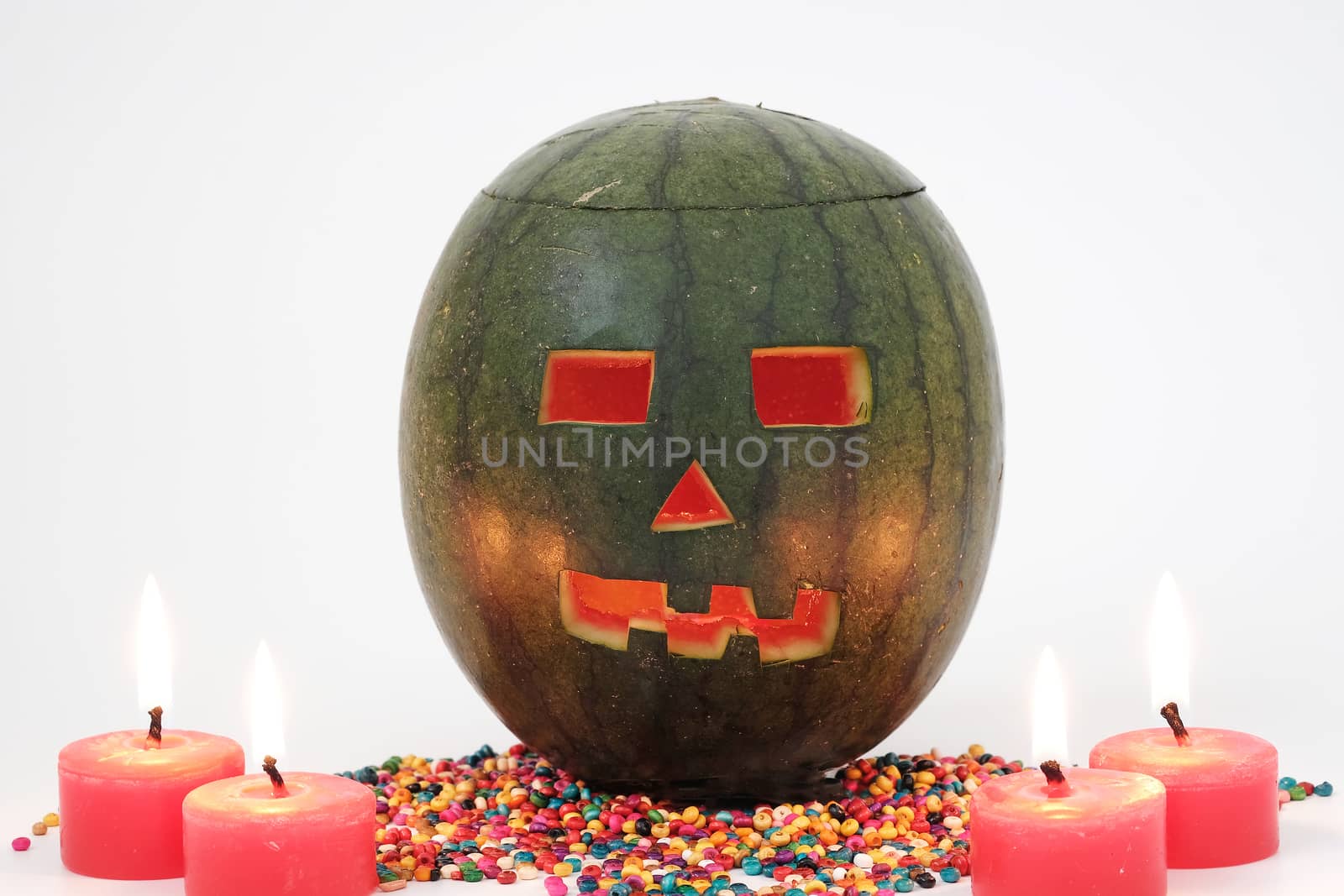 watermelon jack o lantern by Nawoot