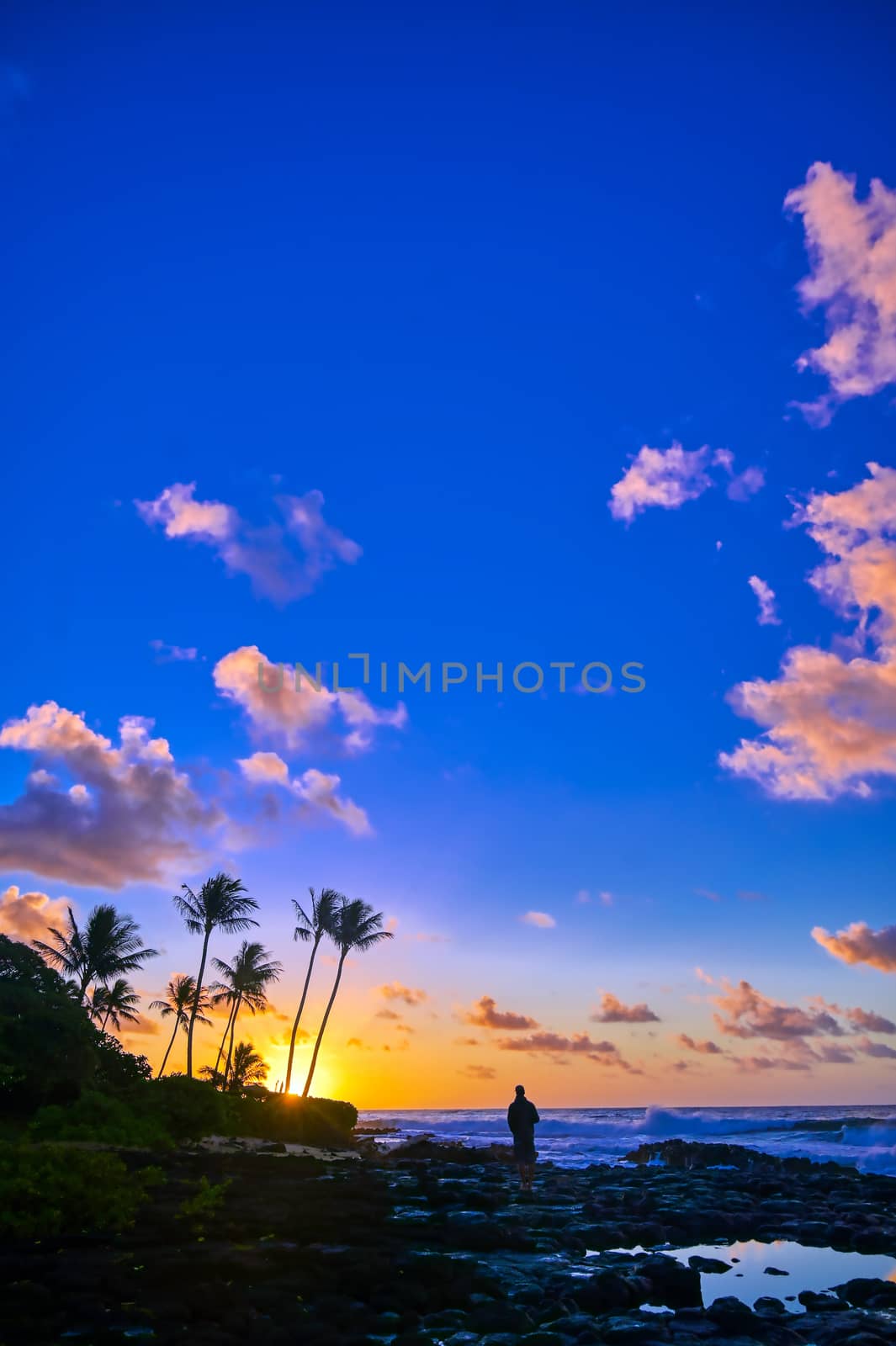 Sunrise over the coast of Kauai, Hawaii by jbyard22