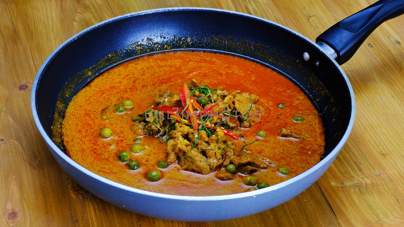 Thai Paneang Curry with Pork Dish by Nawoot
