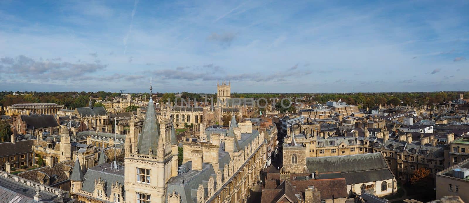 Aerial view of Cambridge by claudiodivizia