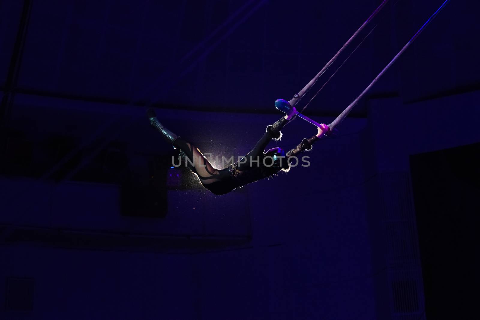 Air acrobat in the circus by grigorenko