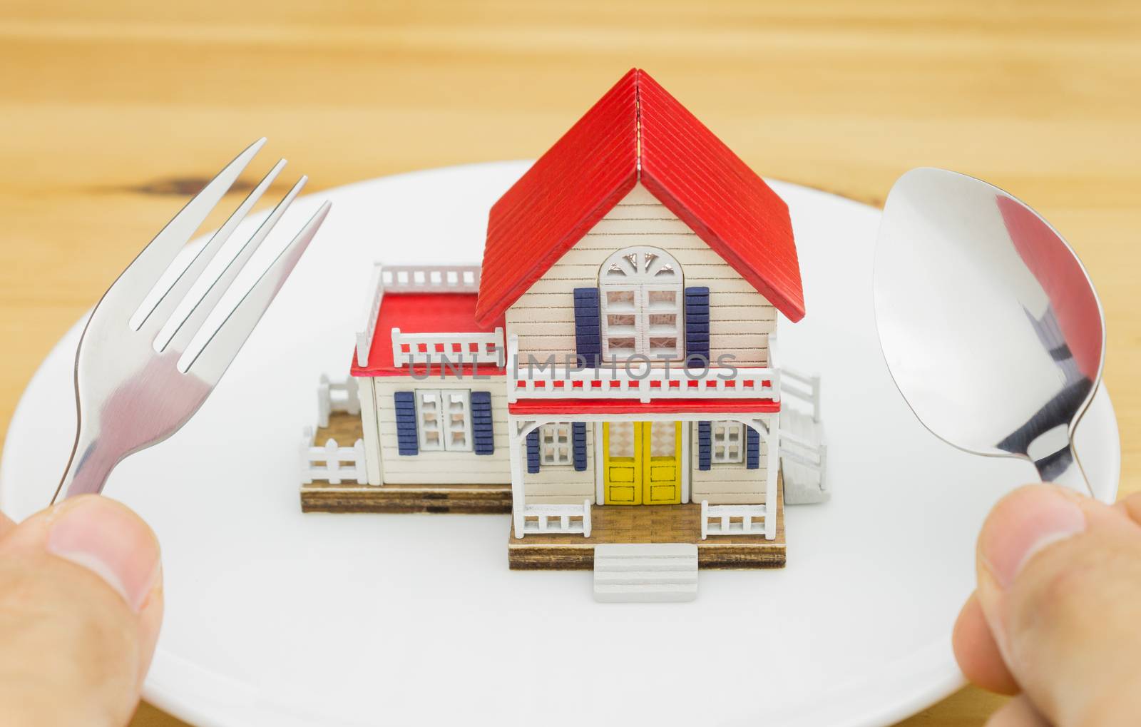 Corruption Contractor concept in construction industry. Corruption contractor concept about home building industry