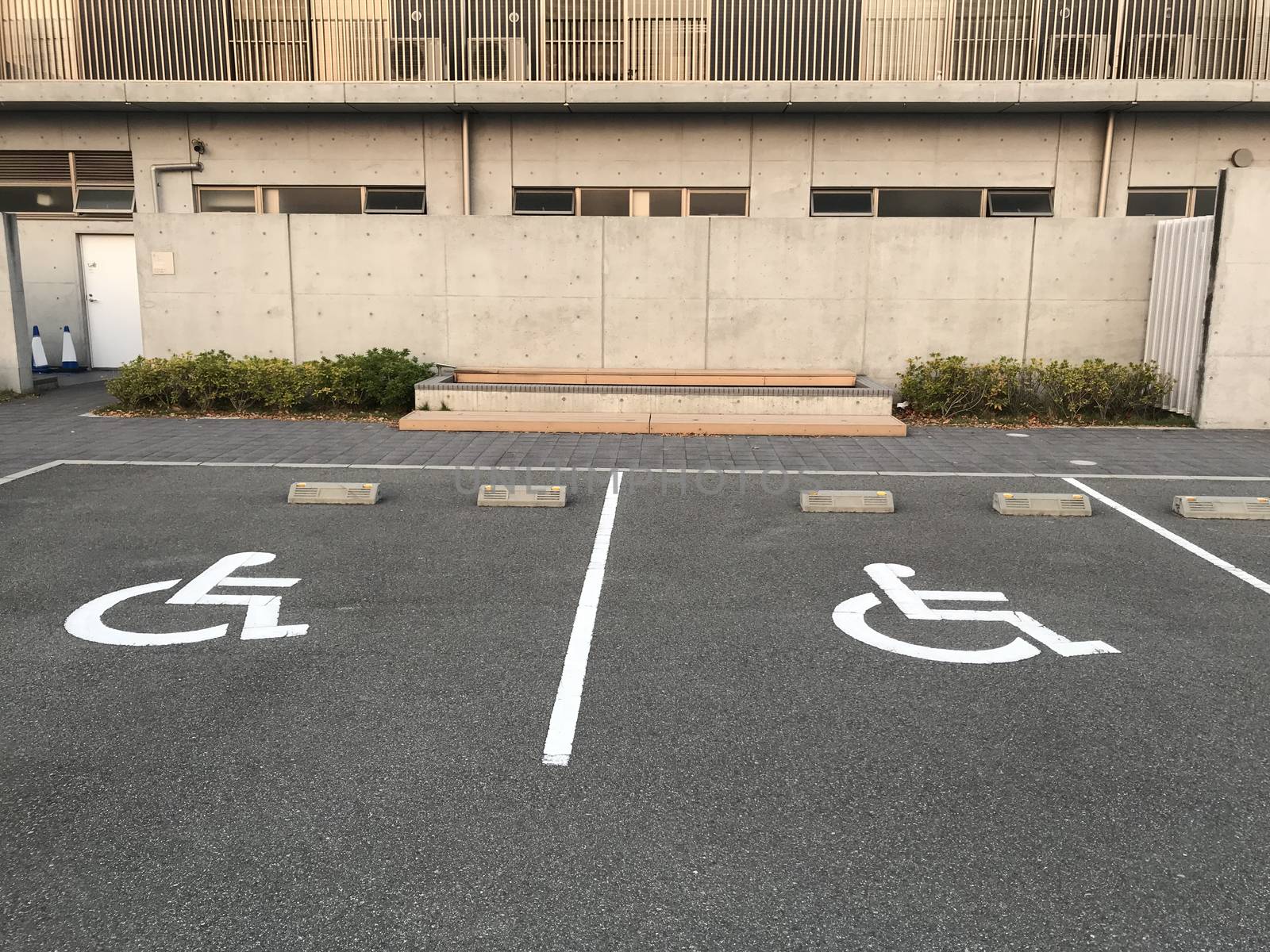 Handicapped parking spot - transportation infrastructure road ma by Kingsman911