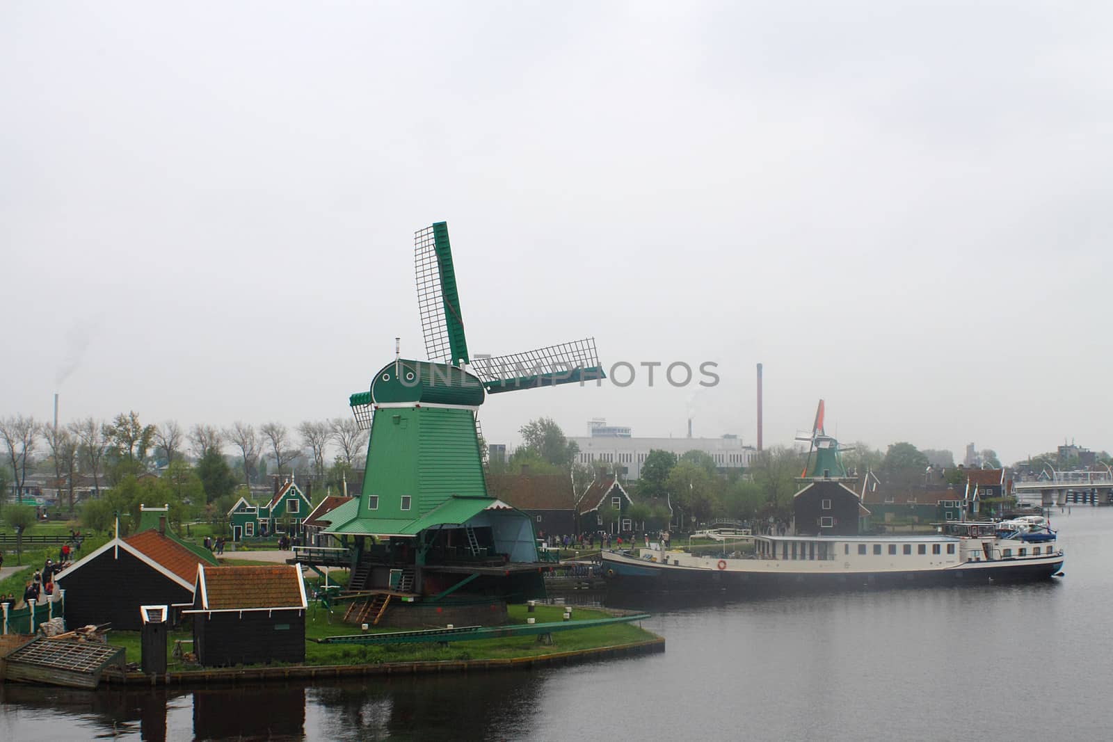 View of Zaanse Schans, Netherlands by Rossella