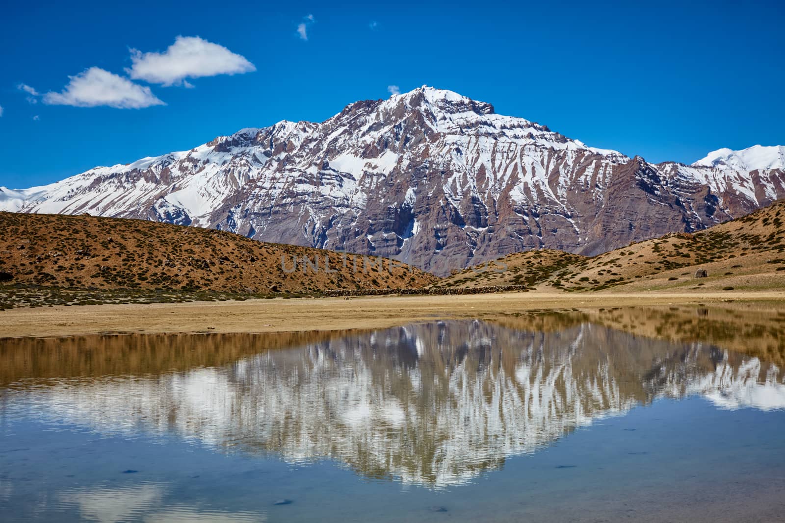 Dhankar Lake. Spiti Valley, Himachal Pradesh, India by dimol