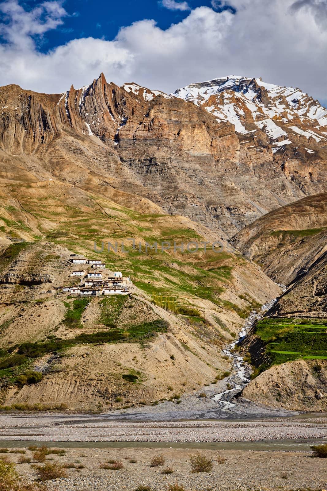Tailing Village in Pin Valley, Himachal Pradesh, India