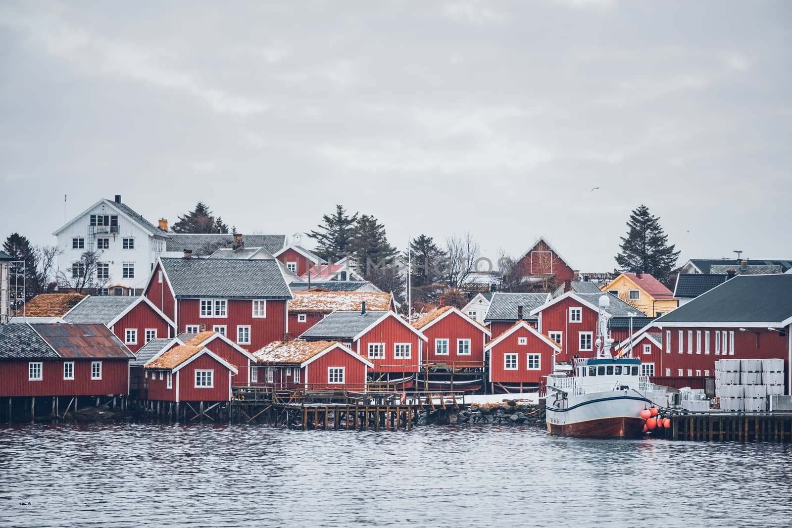 Reine fishing village, Norway by dimol