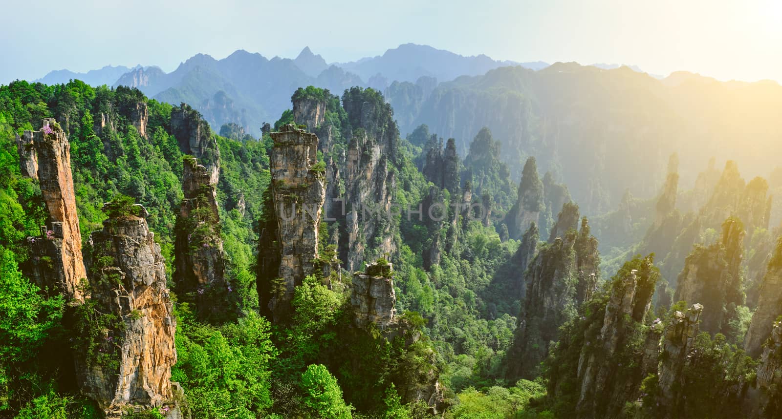 Zhangjiajie mountains, China by dimol