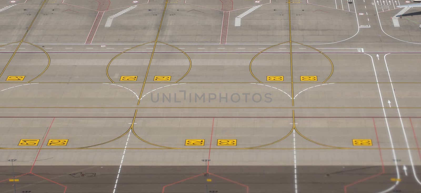 empty airport runway by claudiodivizia