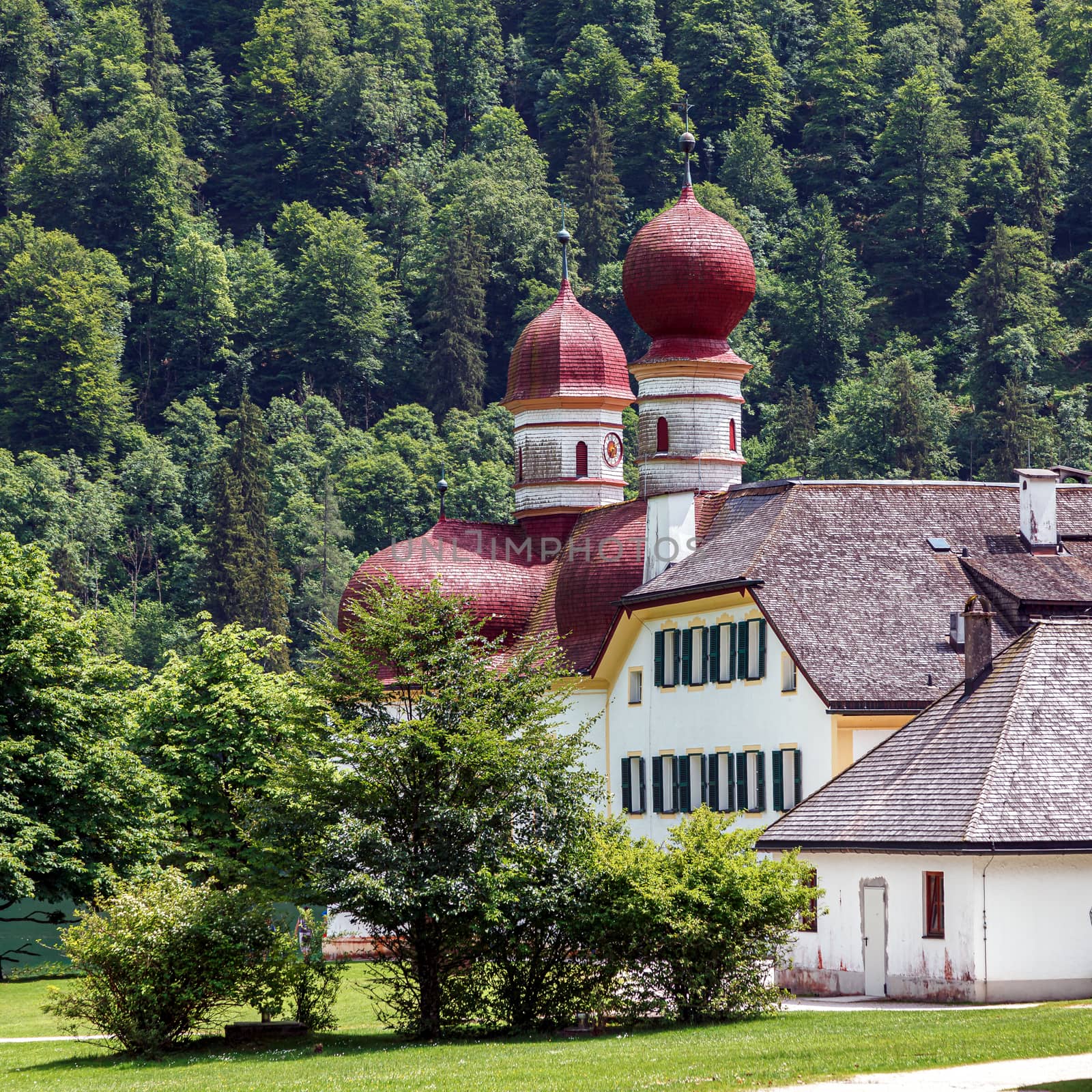 Pilgrimage church St. Bartholomew, Berchtesgaden National Park,  by seka33