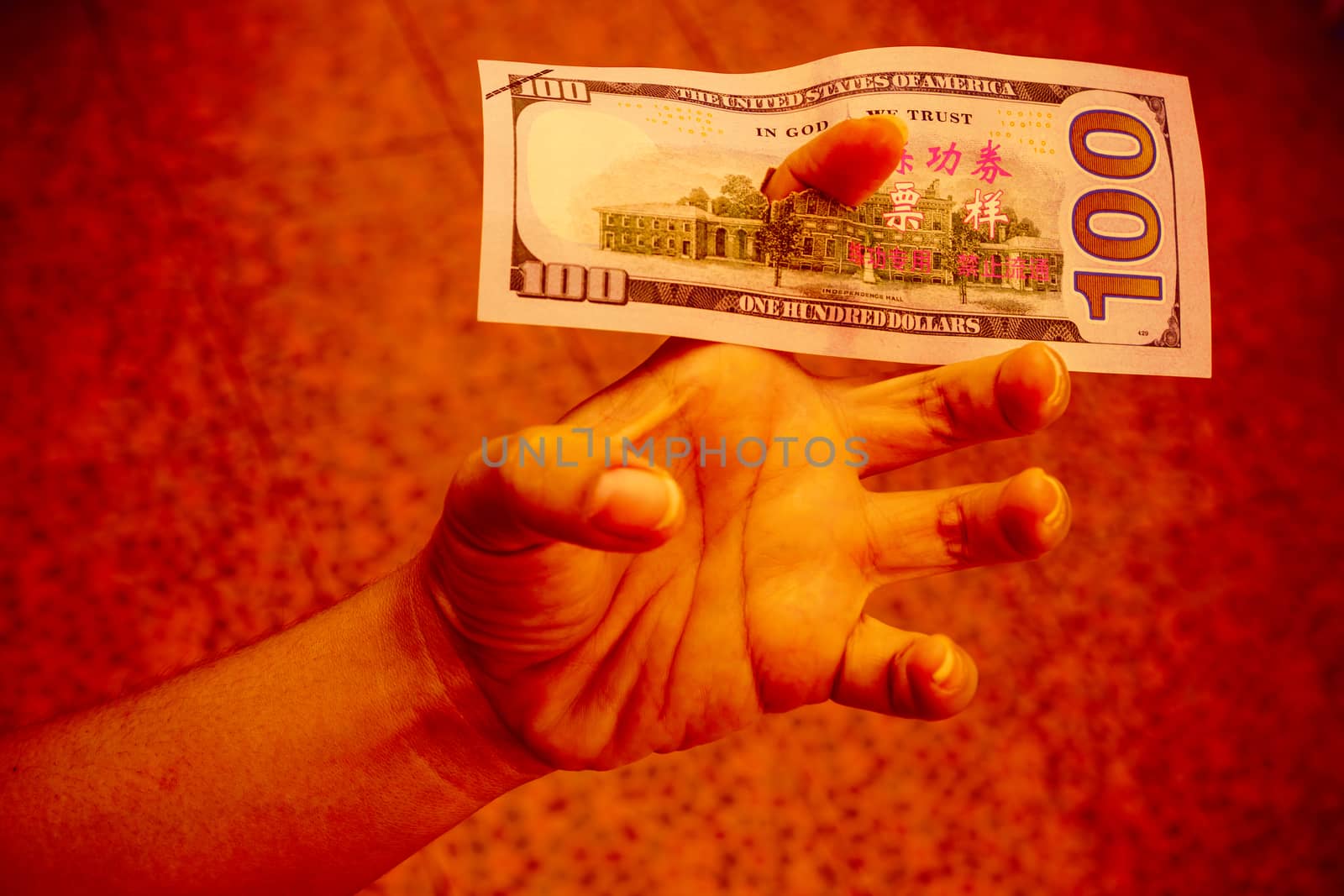 One hundred dollars banknotes by somesense