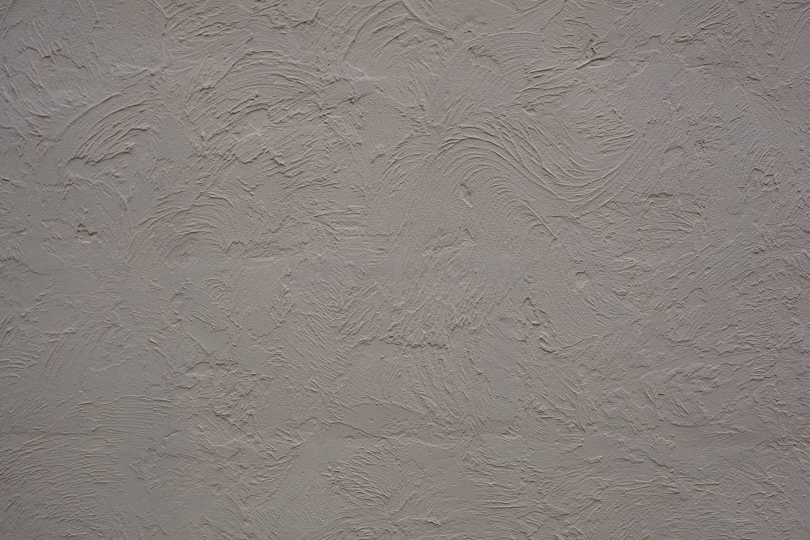 Texture of gray plastered wall