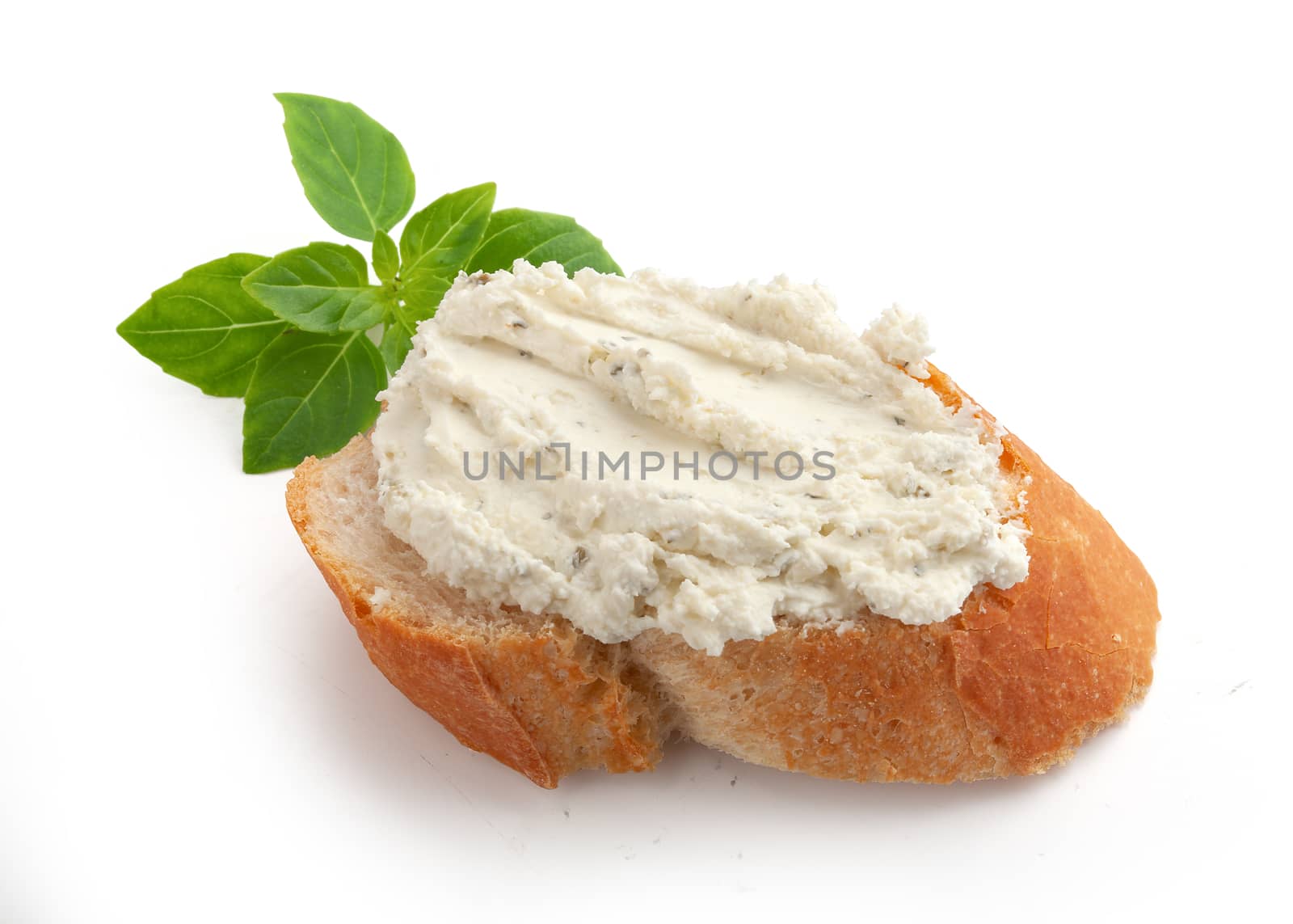 Sandwich with soft cottage cheese by Angorius