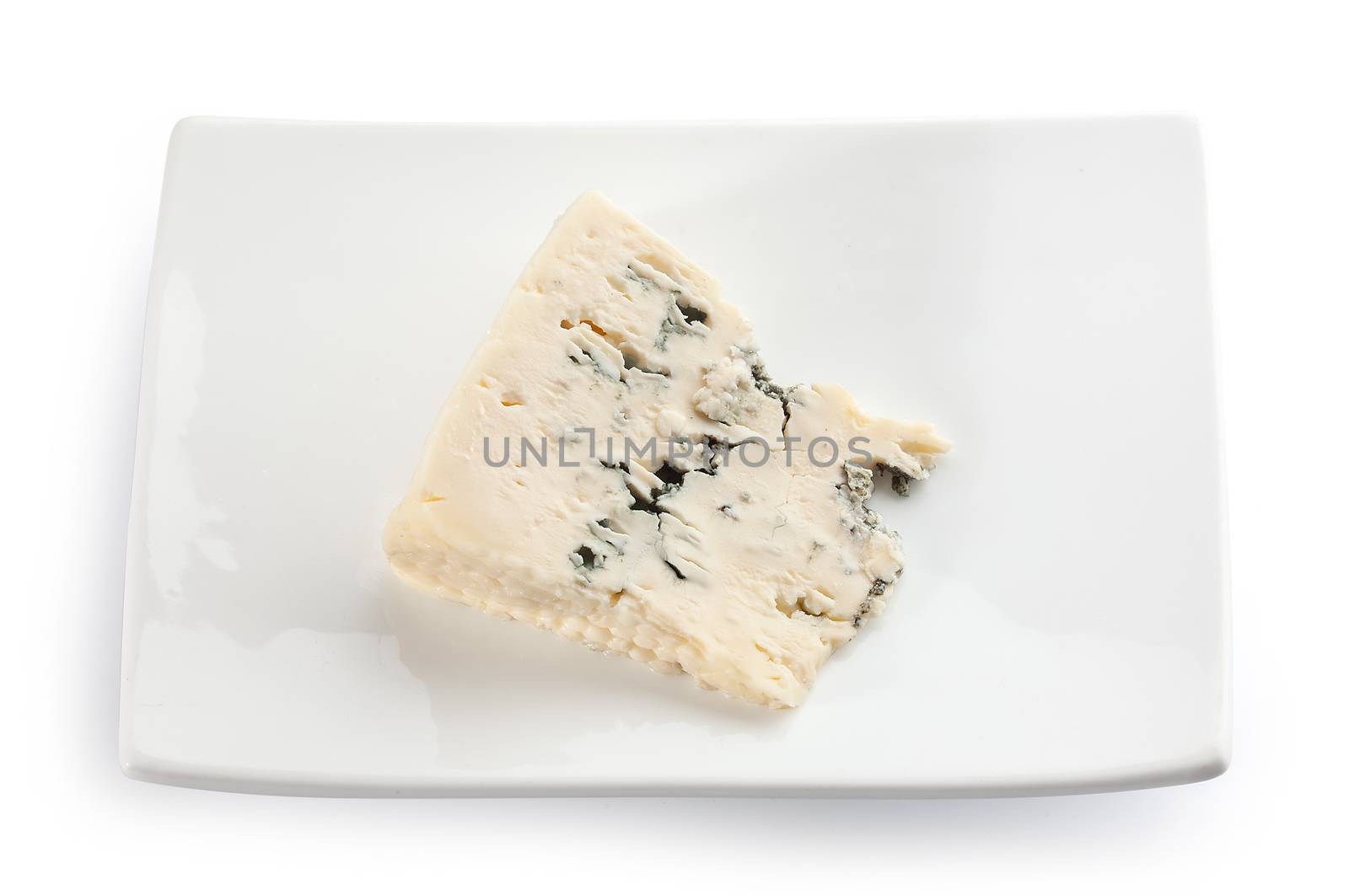 Piece of blue cheese by Angorius