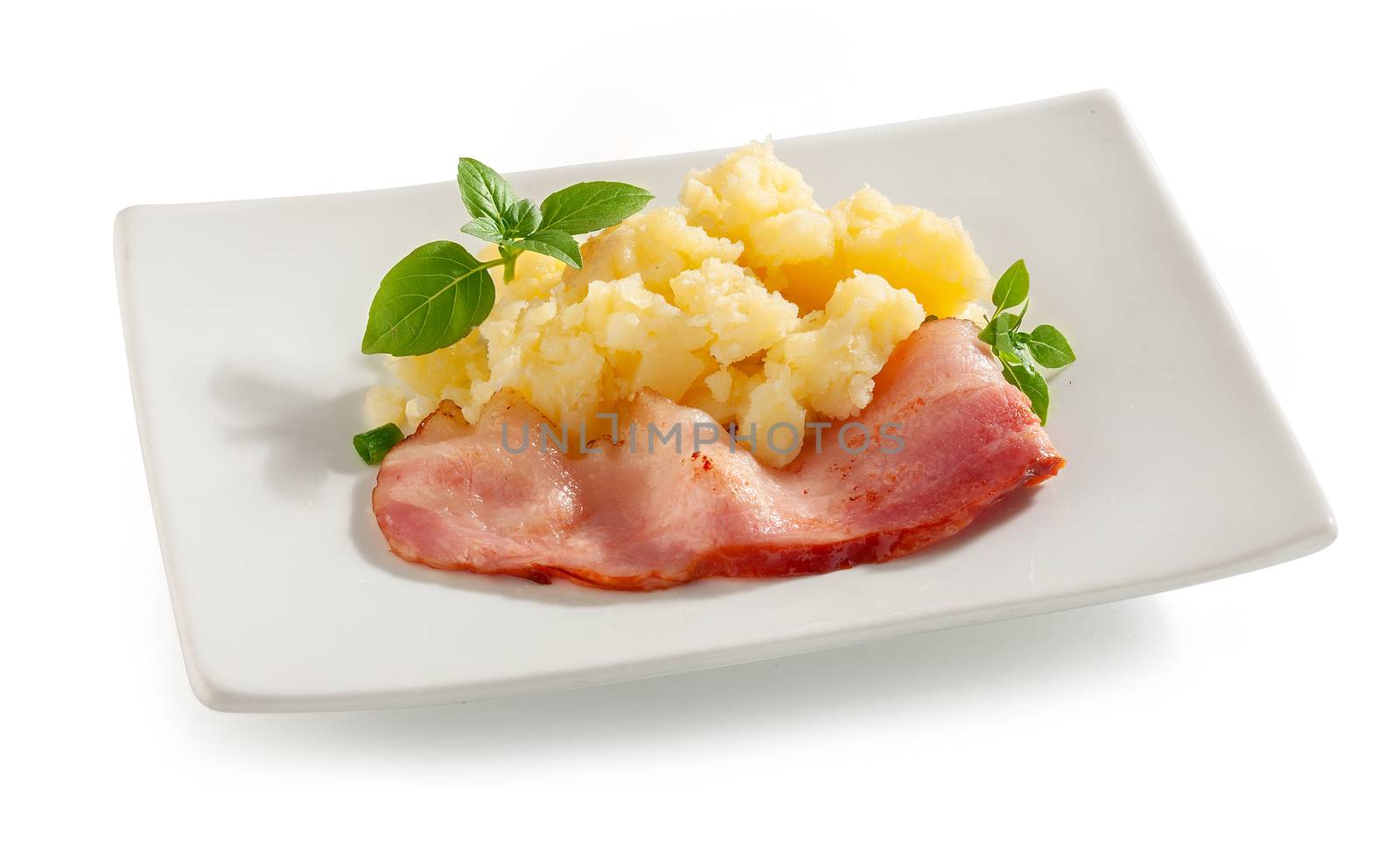 Mashed potatoes with bacon by Angorius