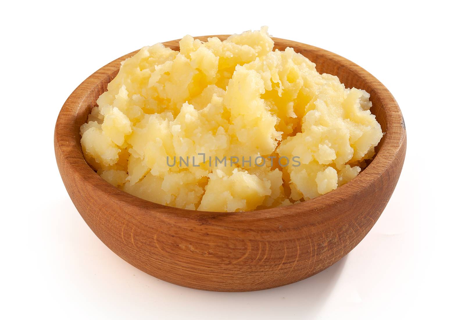 Mashed potatoes in the bowl by Angorius