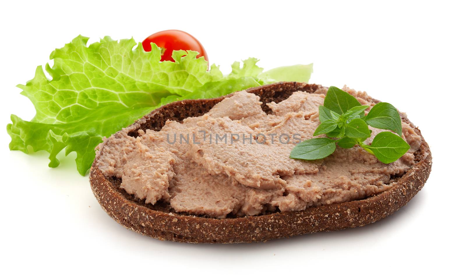 Sanwich wtih meat pate by Angorius